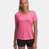 Tech Twist T-Shirt Women-Pink,White