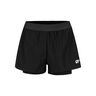 Teamline 2in1 Ball Shorts Women-Black