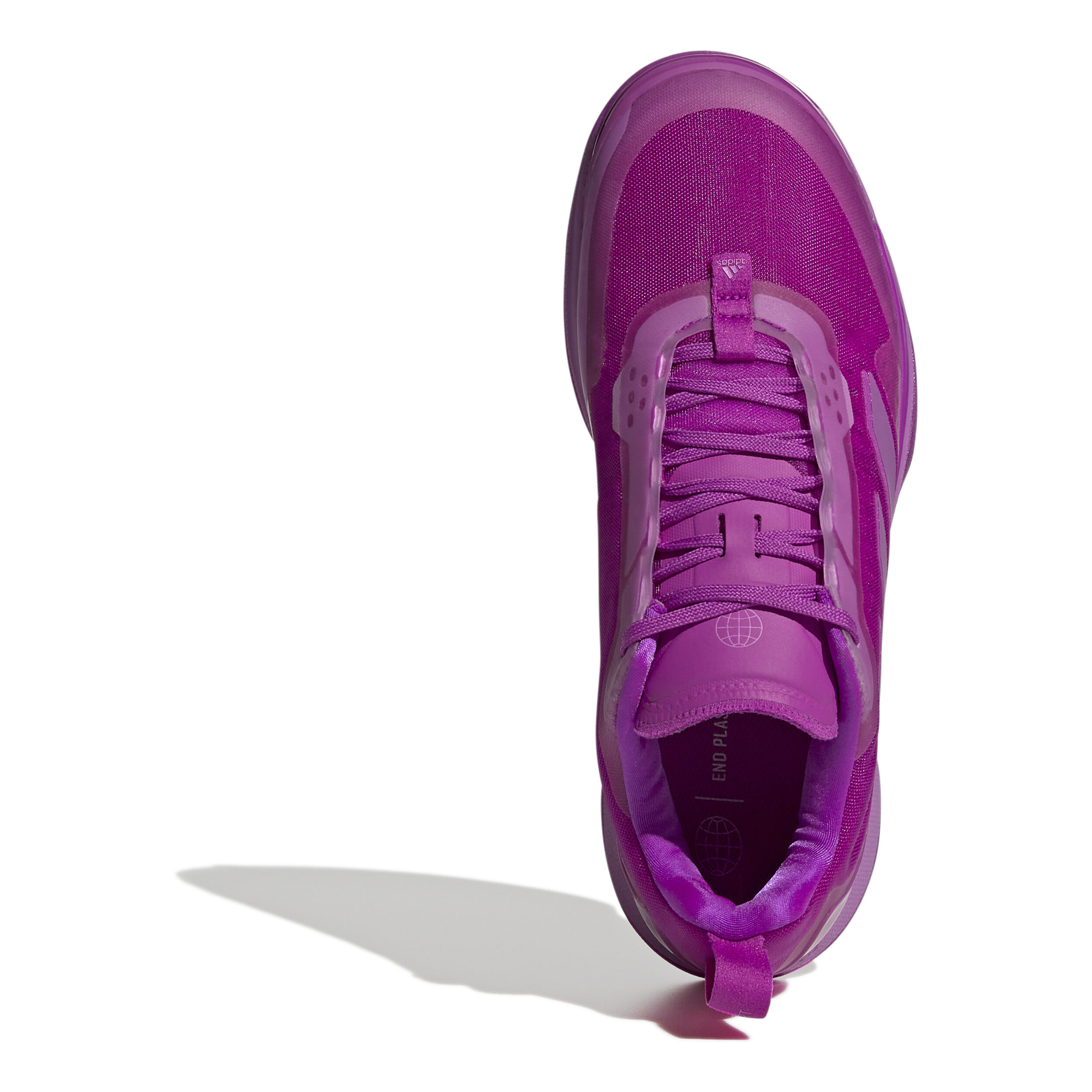 Adidas purple top tennis shoes