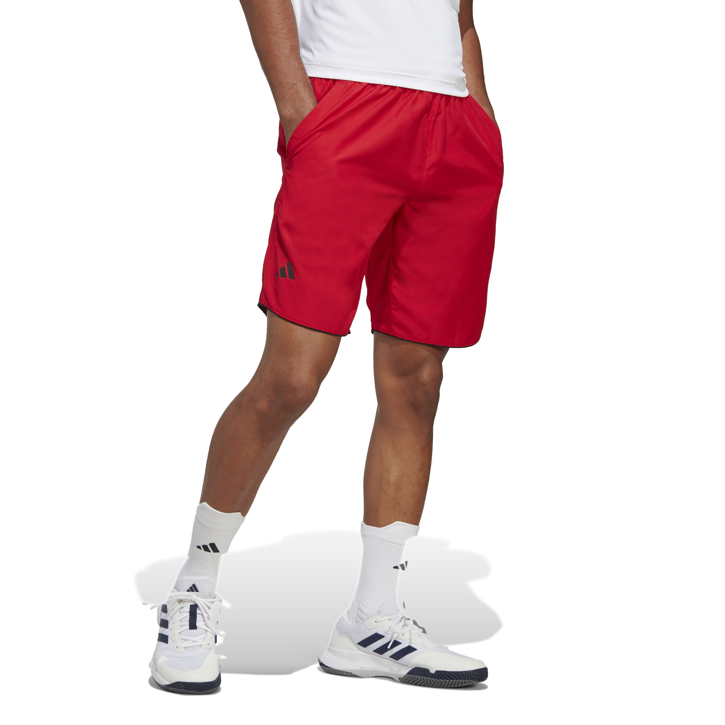 Short rouge adidas store