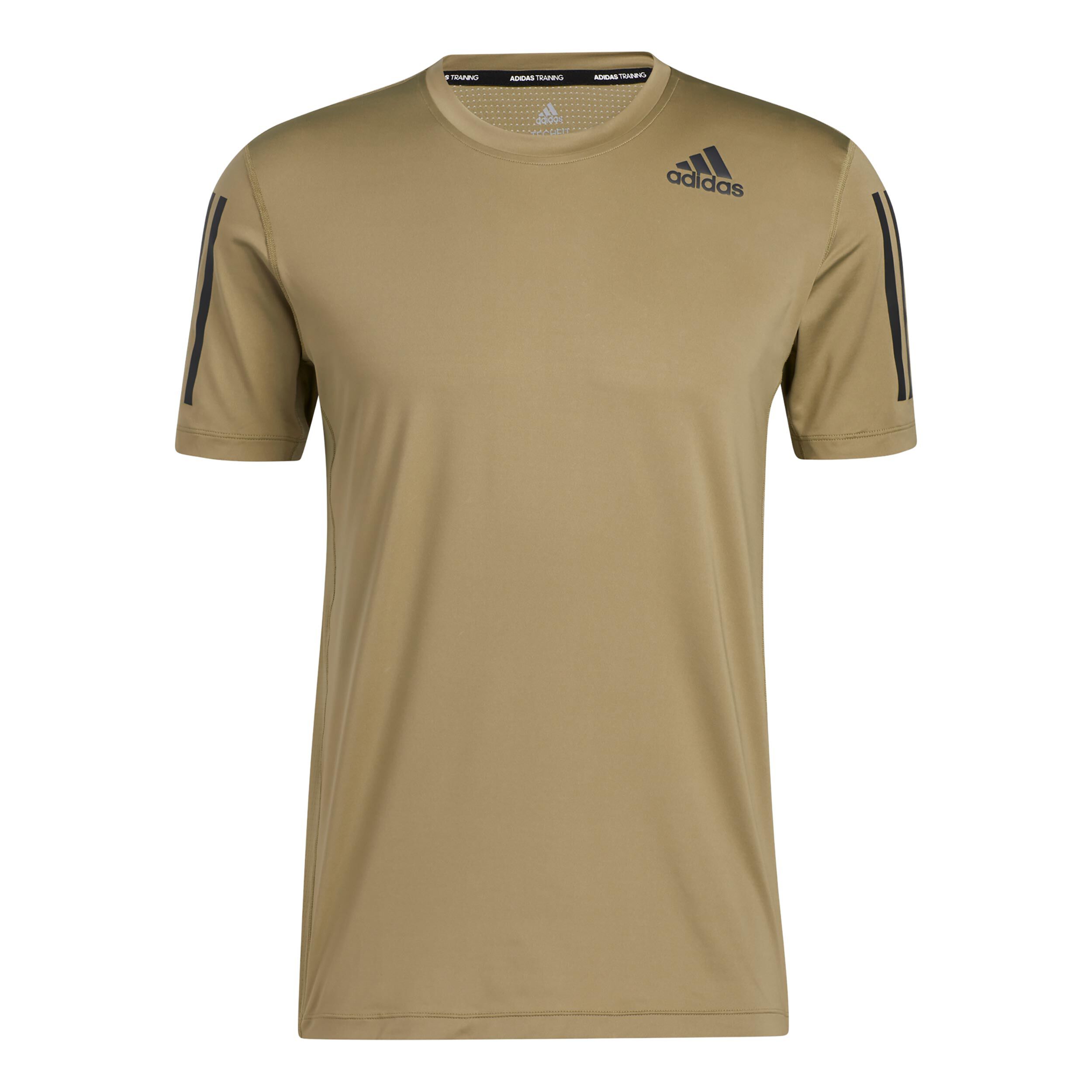 Buy adidas TF FTD 3 Stripes T Shirt Men Olive Black online Tennis Point COM