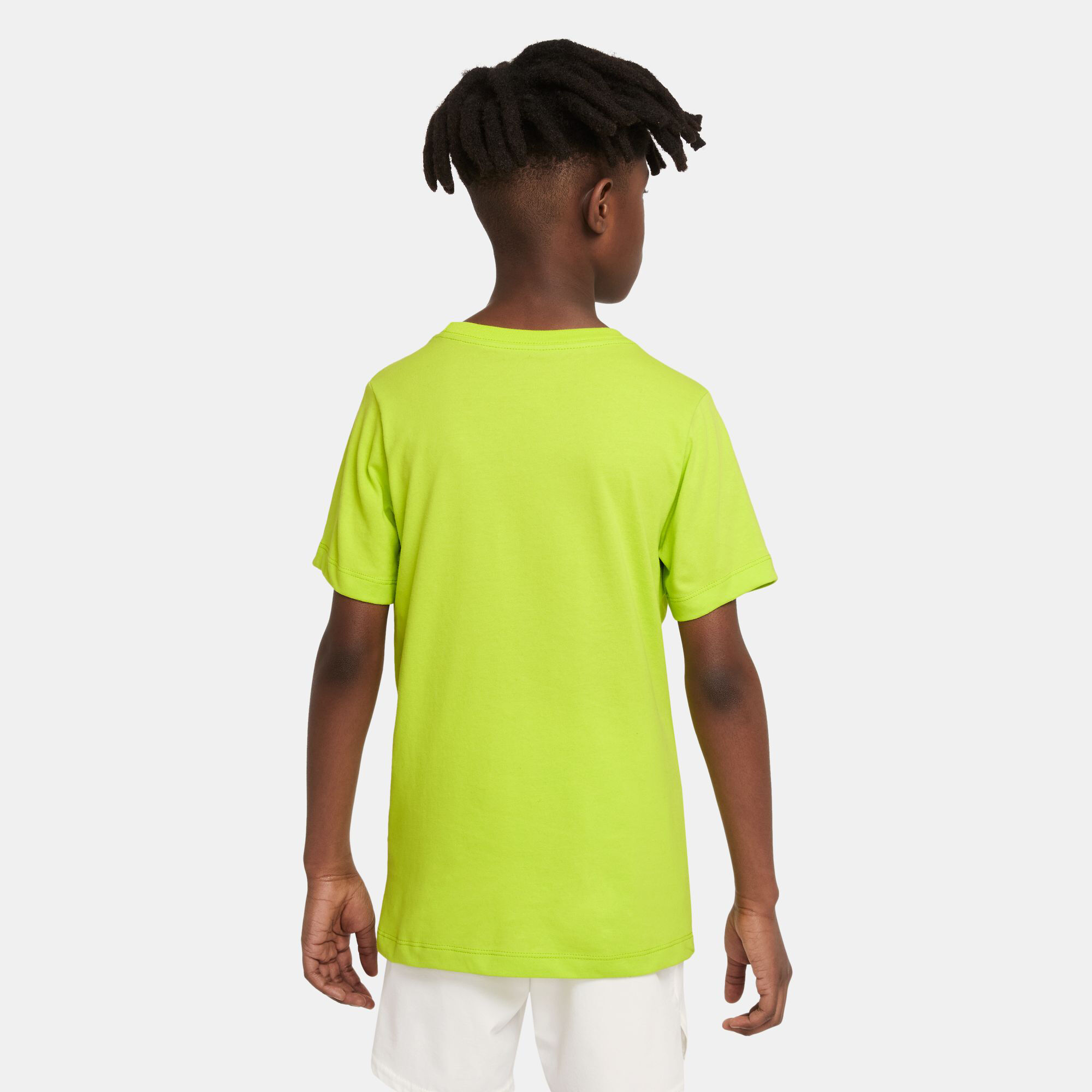 Boys lime top green nike shirt