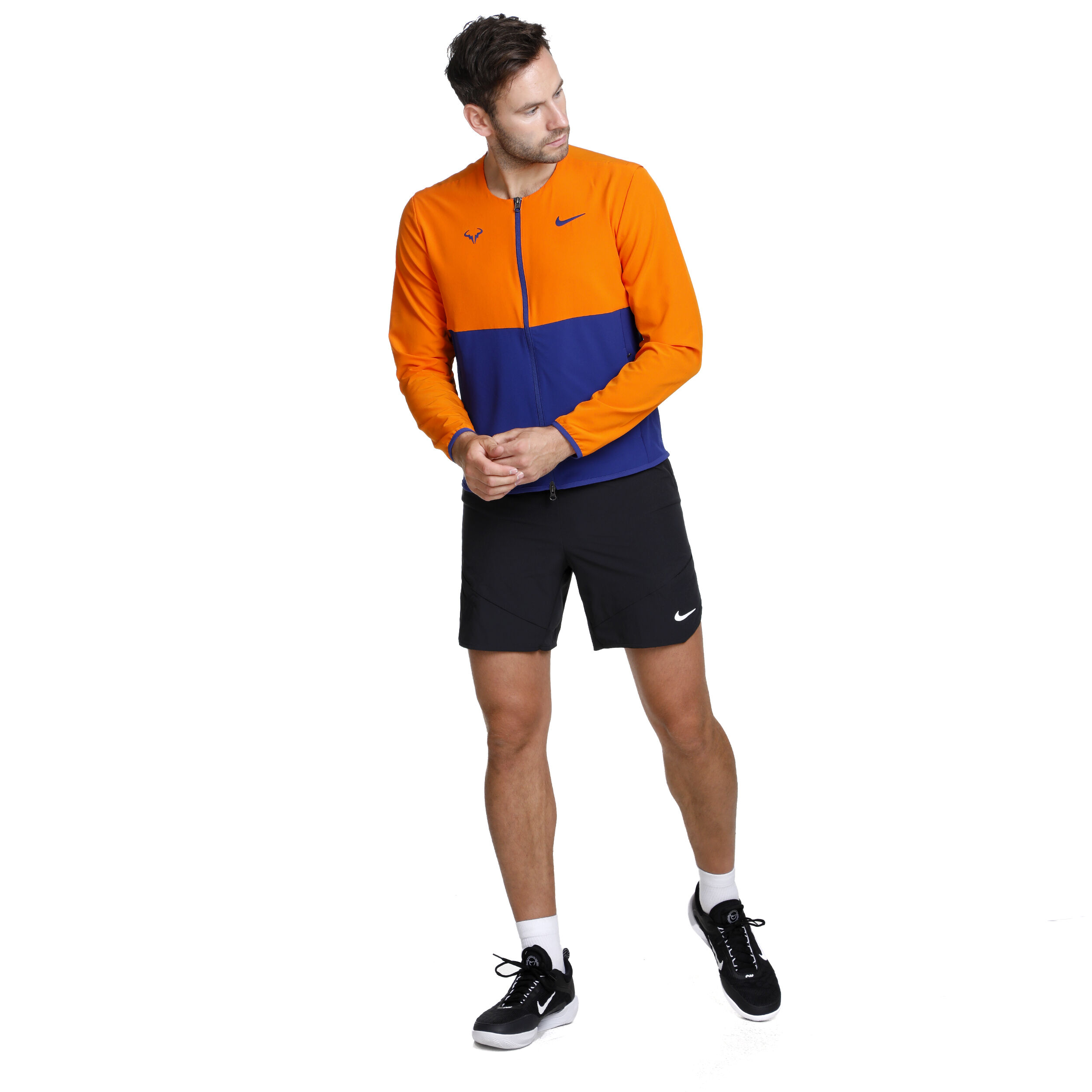 Rafael Nadal Court Training Jacket Men - Orange, Blue