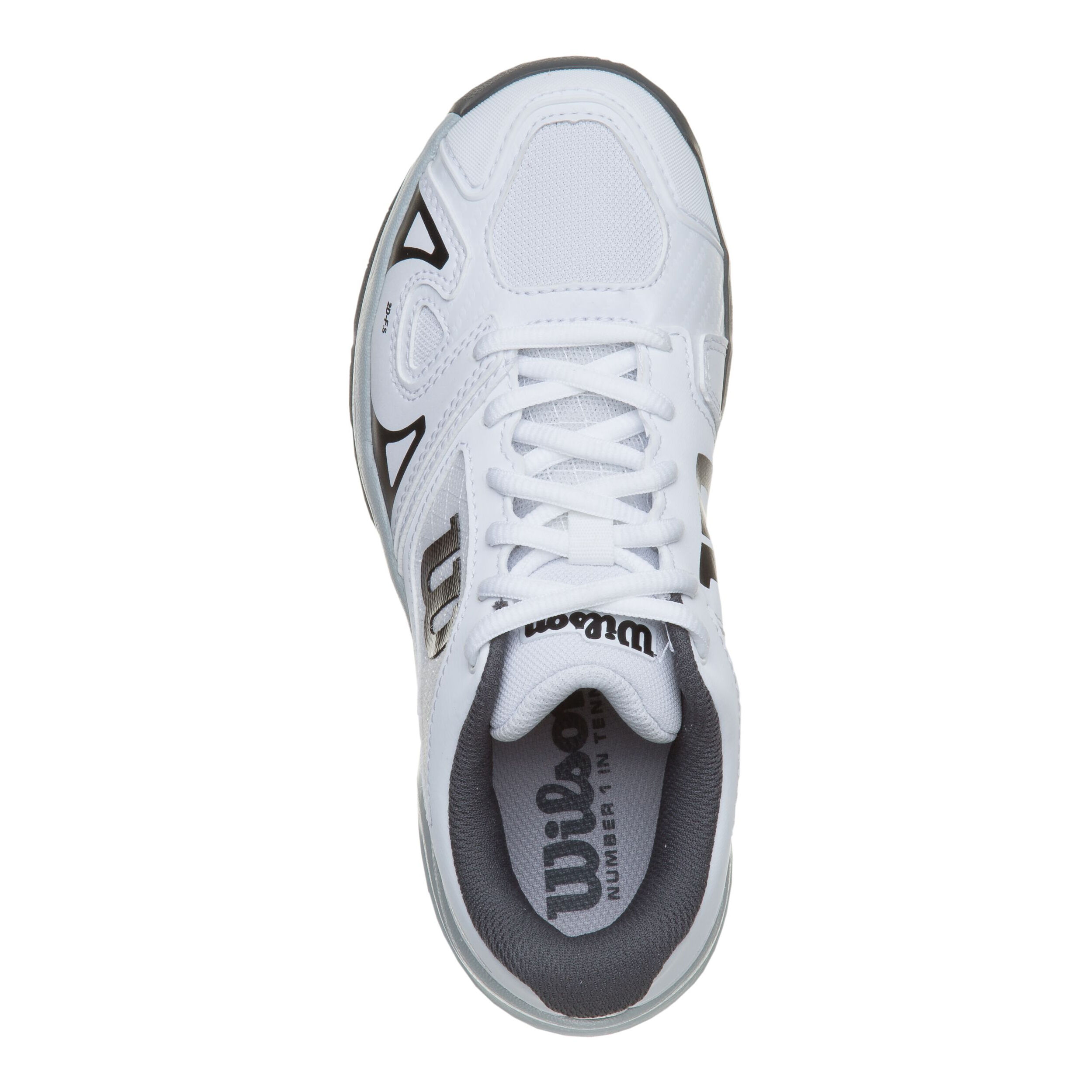 Buy Wilson Rush Pro Junior 2.5 Carpet Shoe Kids White Black online Tennis Point COM