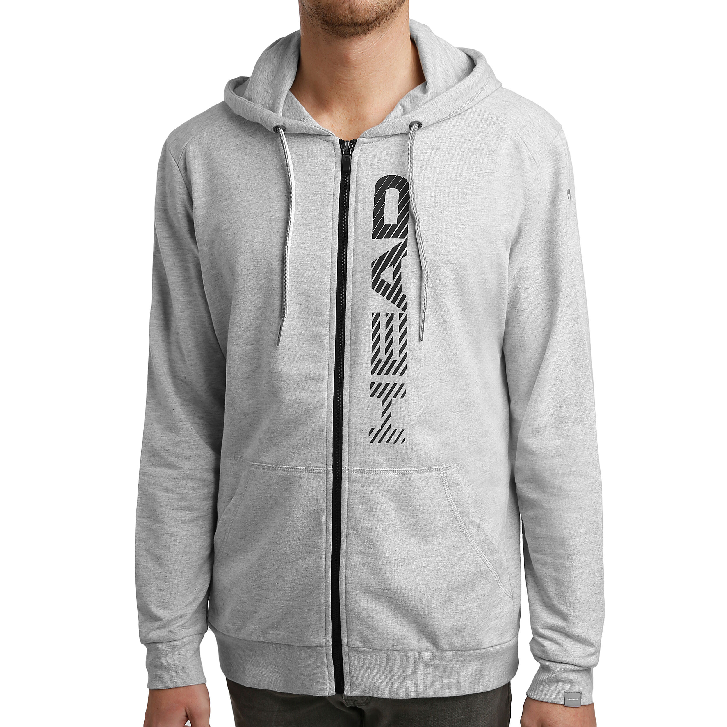 Buy HEAD Club Fynn Zip Hoodie Men Lightgrey Black online Tennis