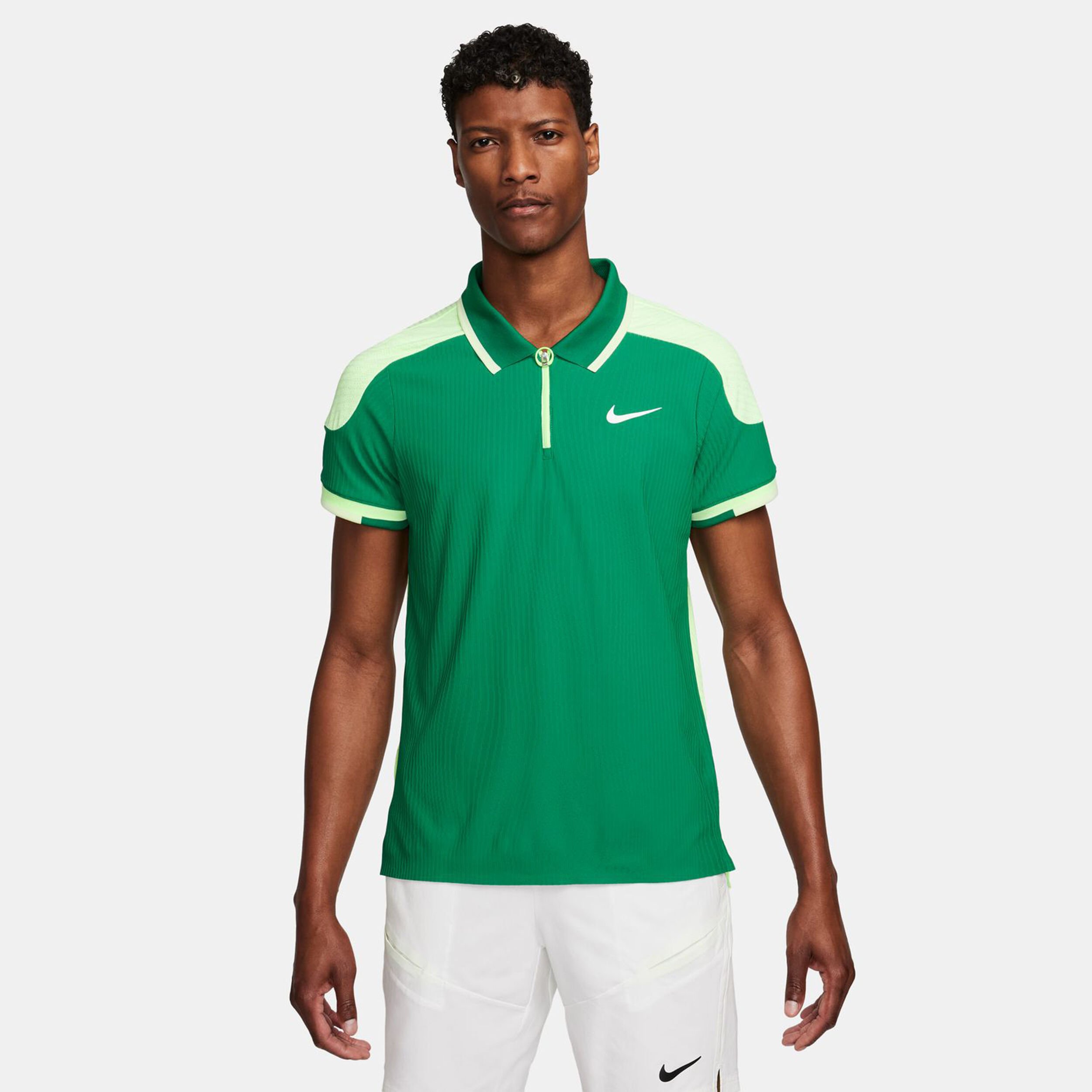 Buy Nike Court Dri Fit Advantage Slam ULT Polo Men Green Neon Green online Tennis Point COM