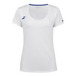 Babolat Clothing Babolat Play Cap Sleeve T-Shirt Women-White