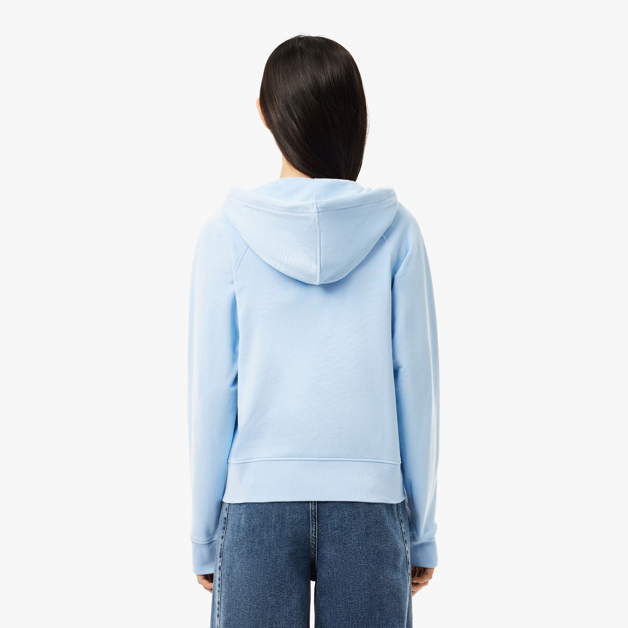 Buy Lacoste Lifestyle Fleece Zip Hoodie Women Light Blue Buy Lacoste Lifestyle Fleece Zip Hoodie Women Light Blue