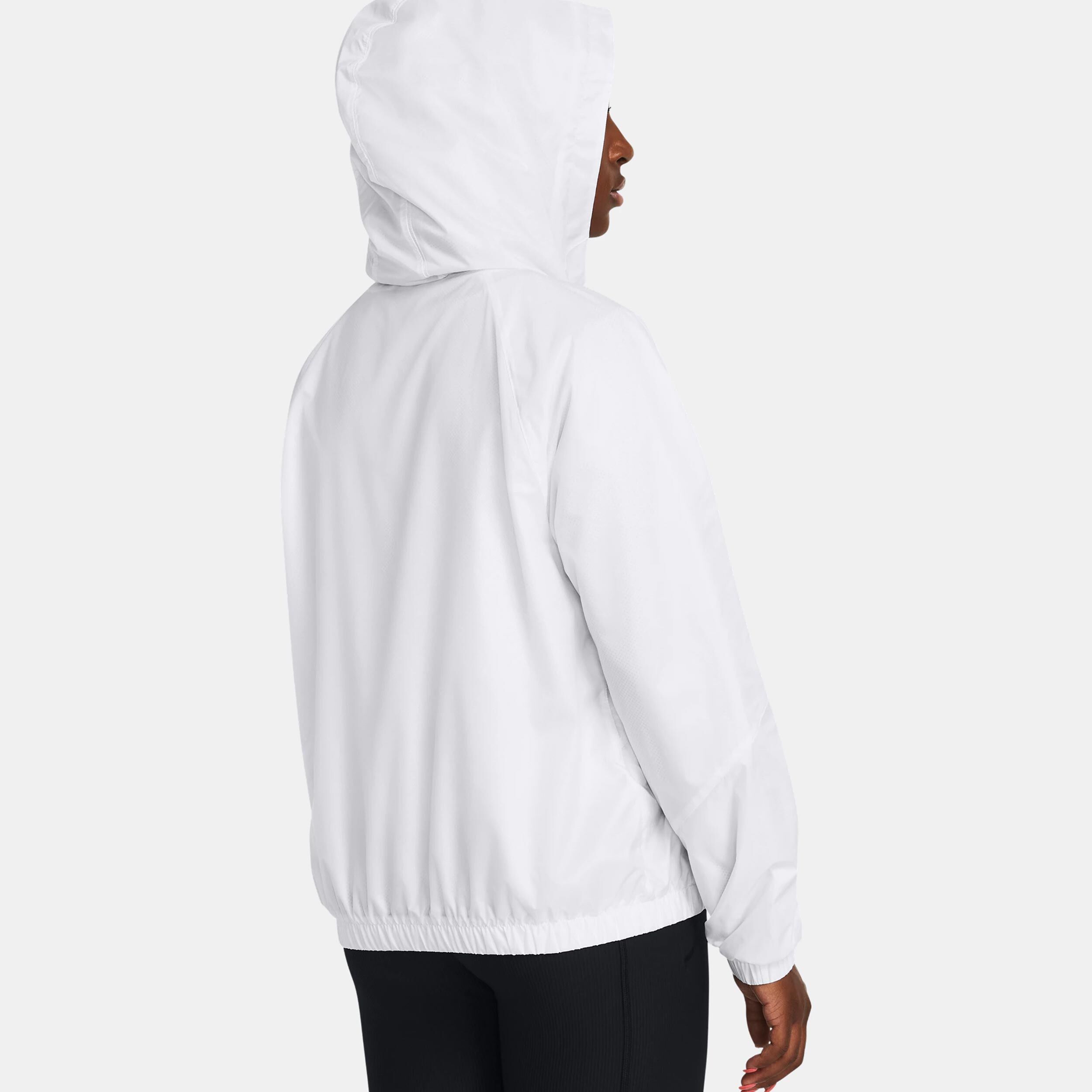 White Under Armour Wind Woven Jacket - JD Sports Global