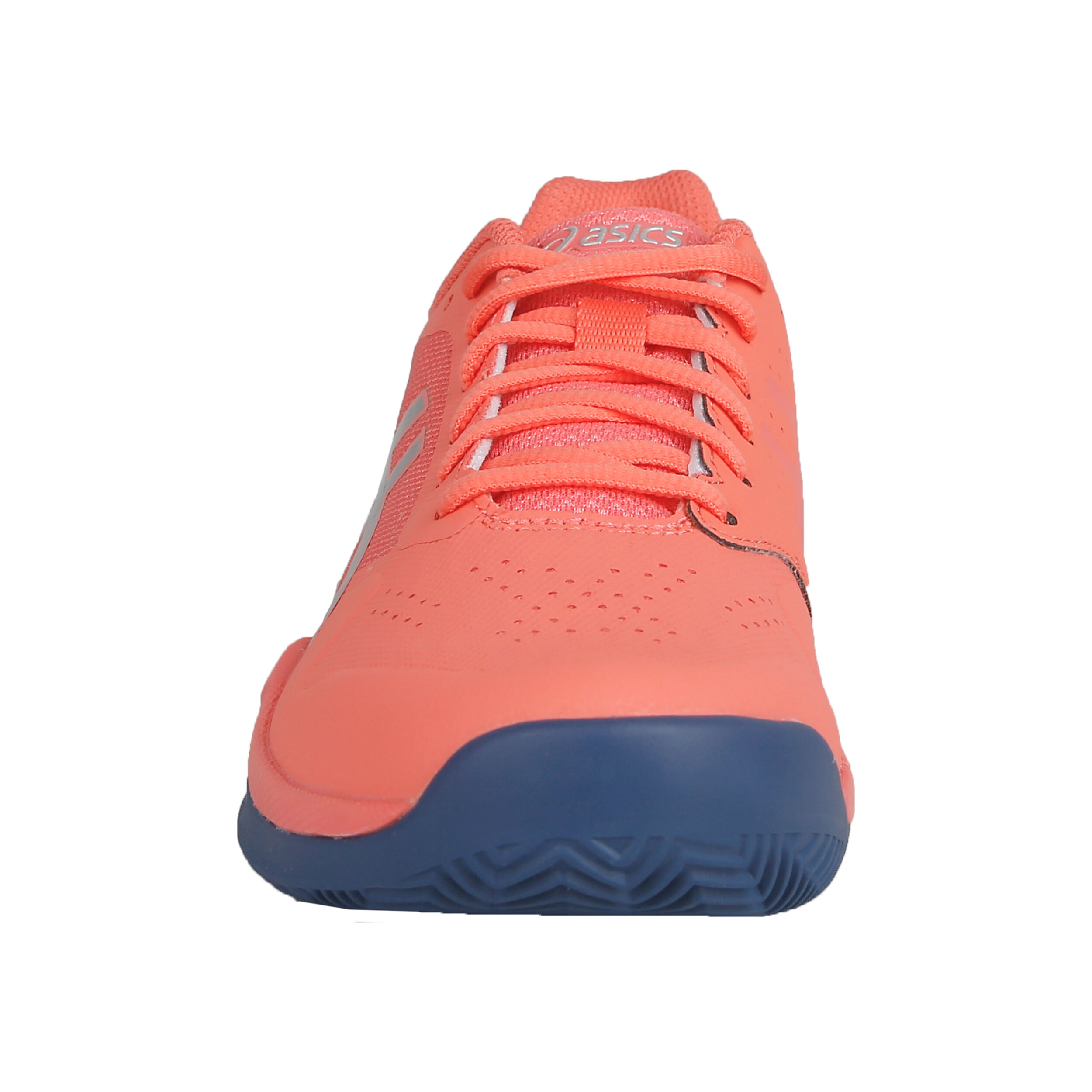 Gel Game 7 Clay Court Shoe Women Coral Dark Blue