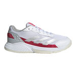 adidas Padel shoes adidas Courtquick Padel Shoe Women-White,Silver