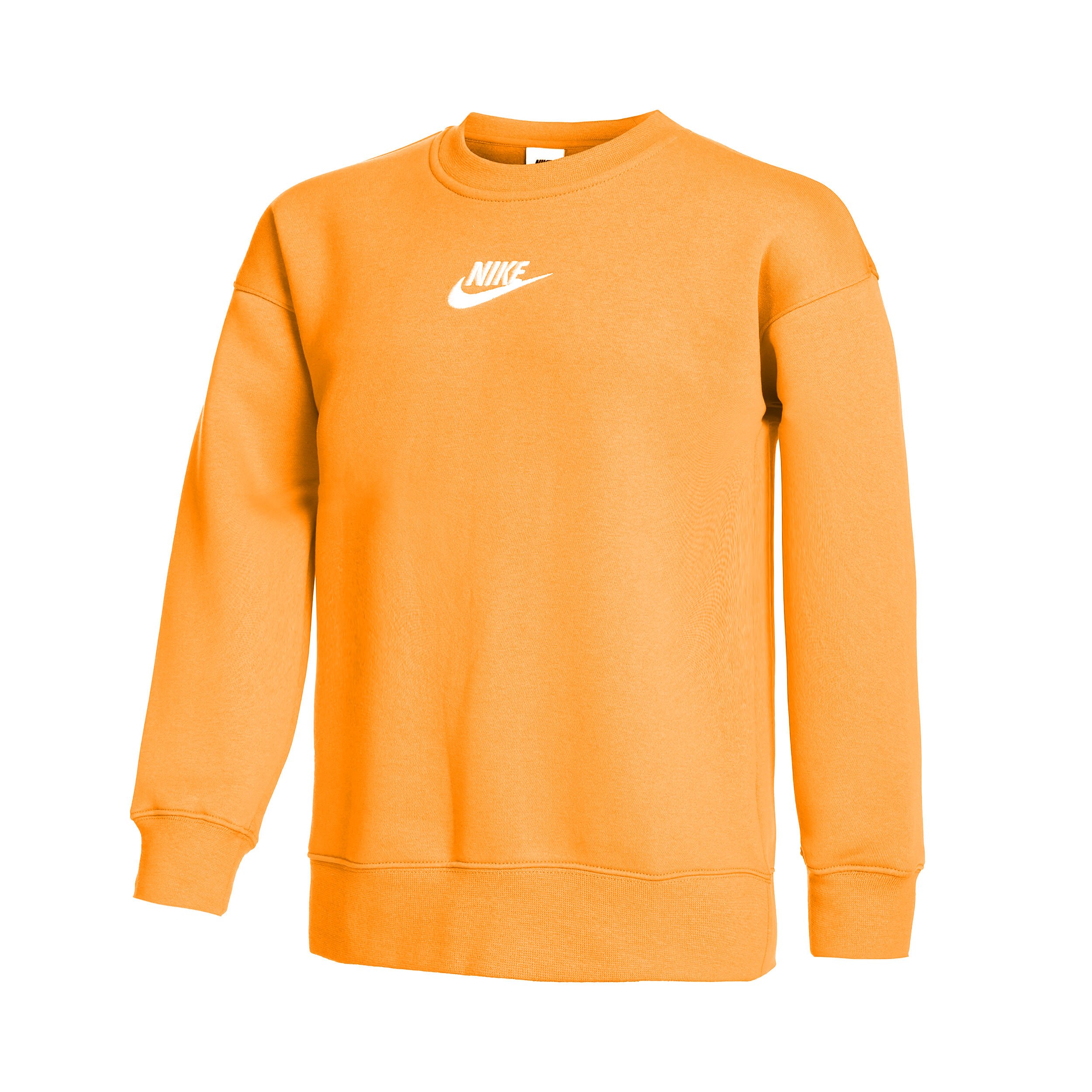 Nike polyknit sweatshirt sale in orange colour block