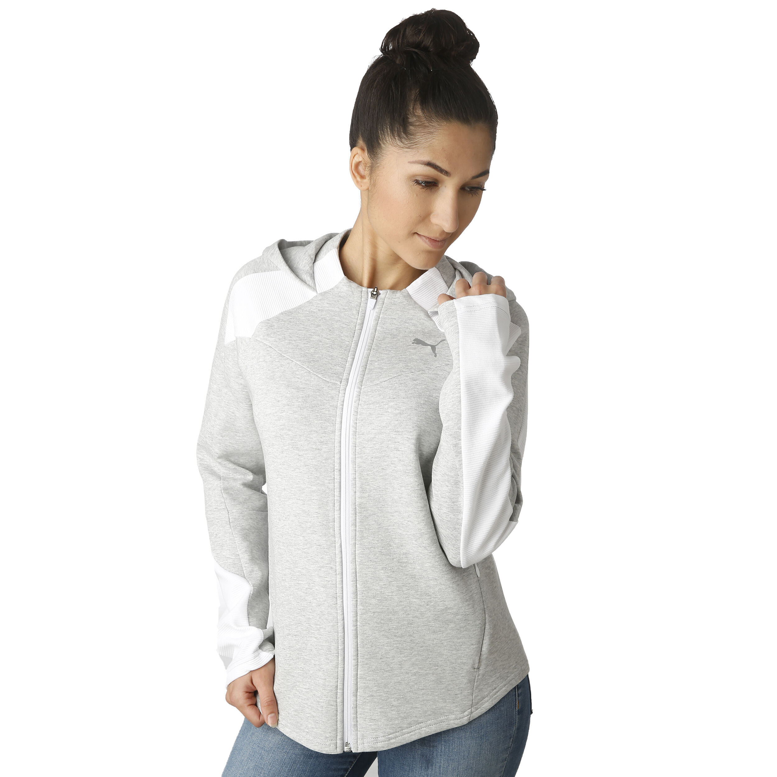 Puma evostripe deals hoodie women's