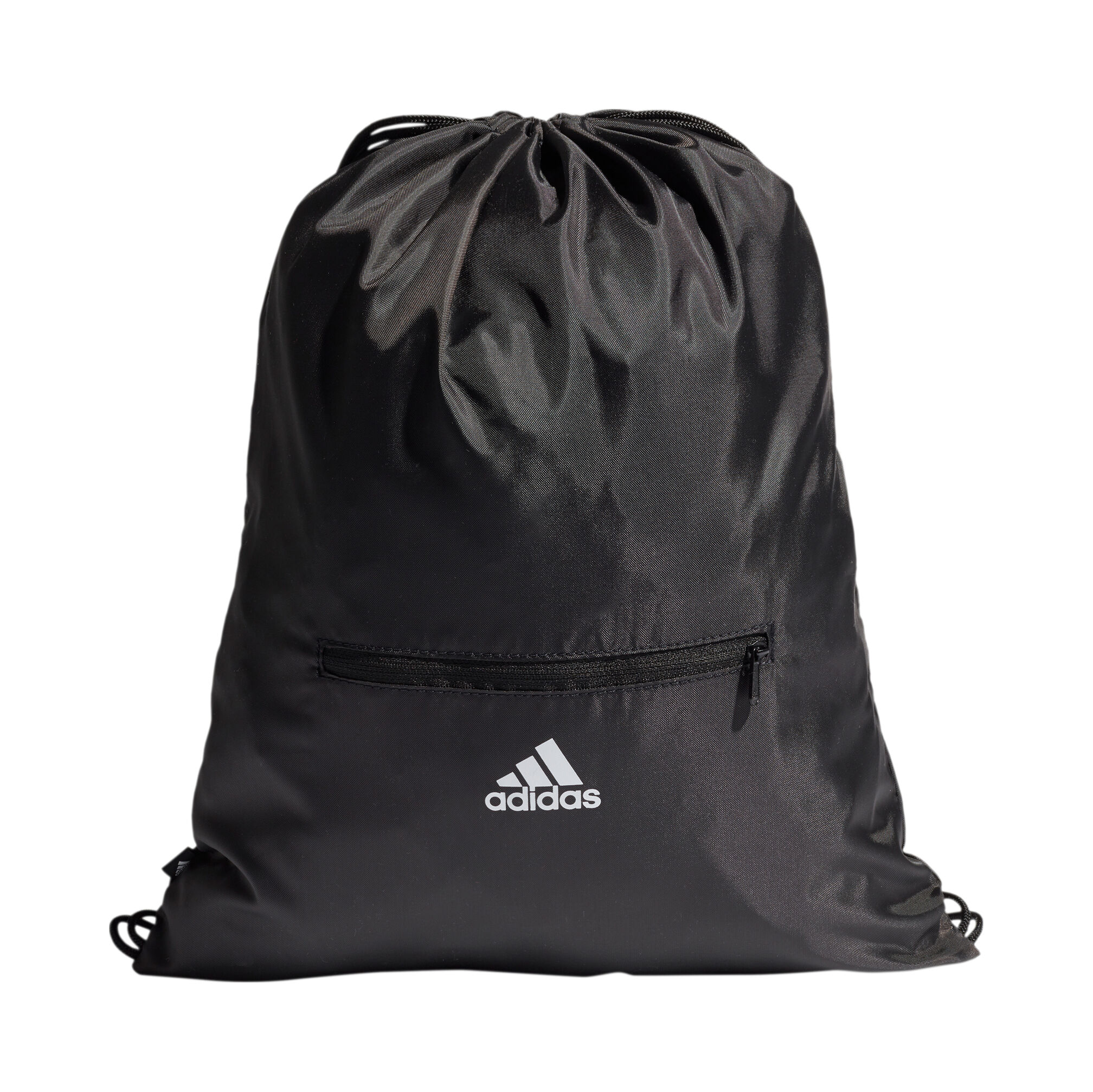 3 Stripes Gym Bag Black White