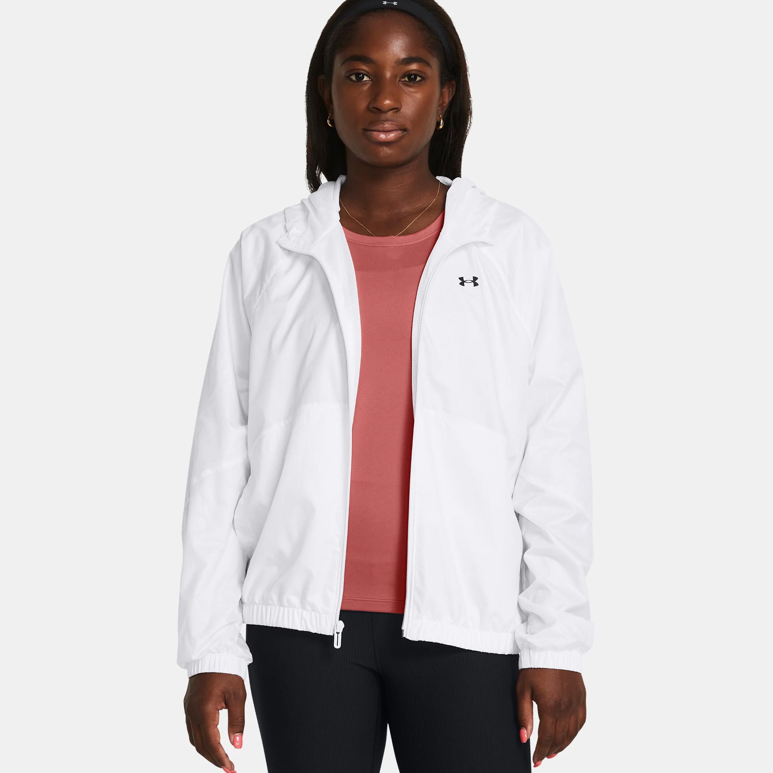Womens white windbreaker jacket on sale
