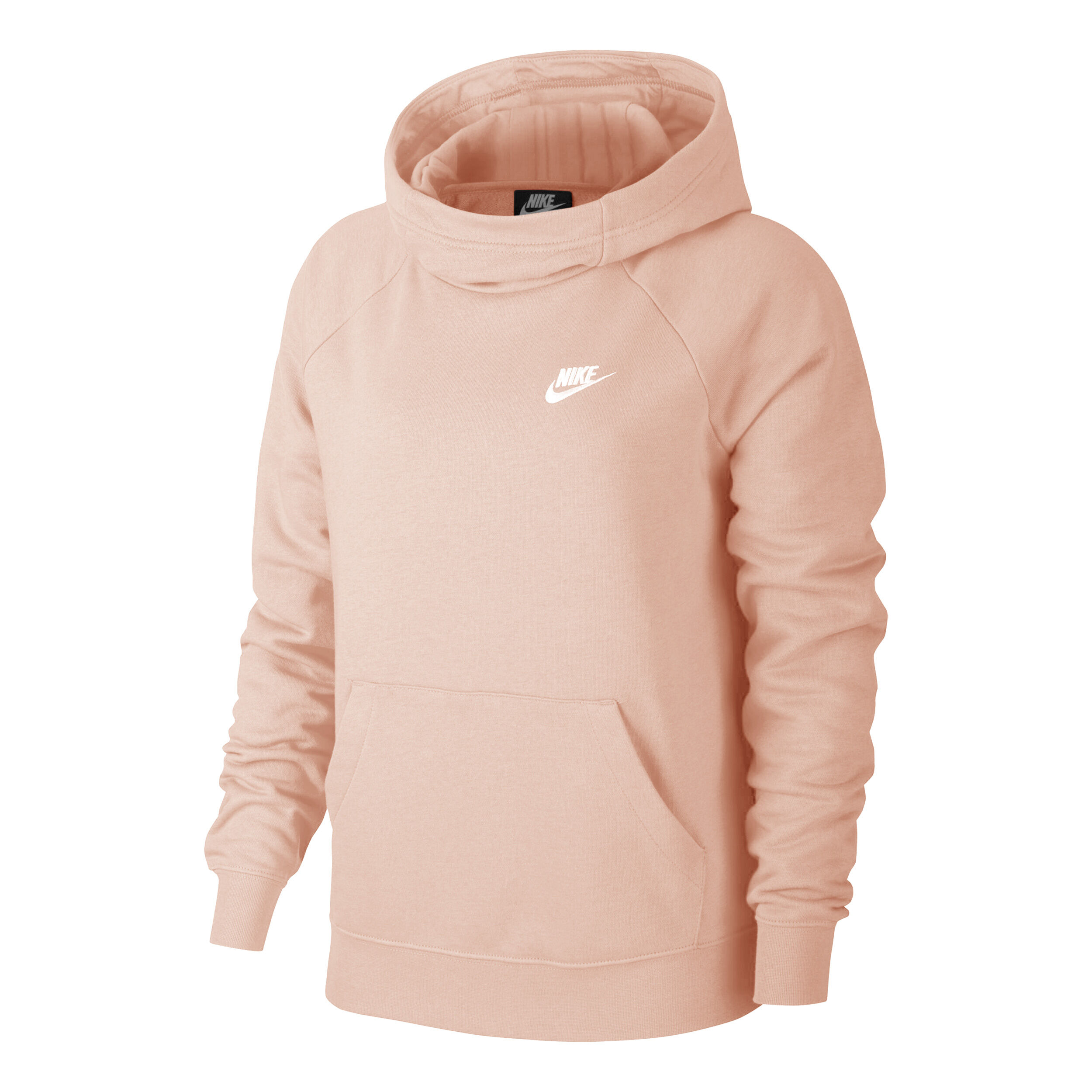 peach color nike hoodie
