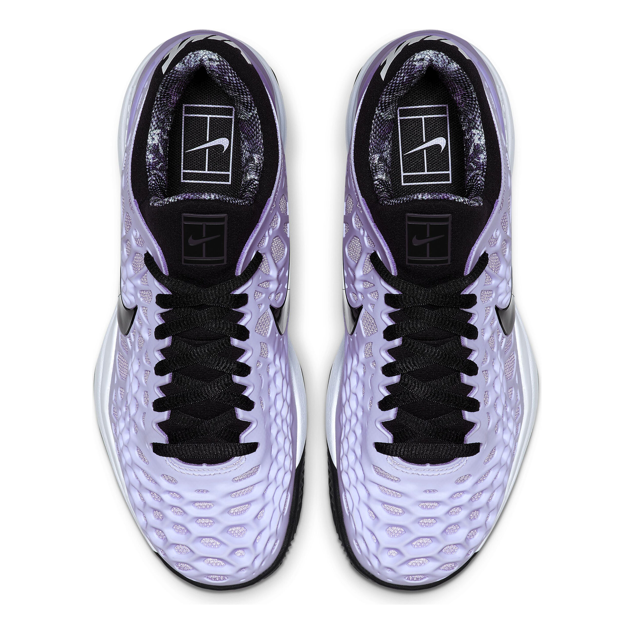 Nike women's zoom cage 3 tennis shoes purple agate and black sale