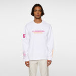 JLindeberg Clothing JLindeberg Kangol Davie Long Sleeve Men-White