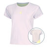 Mind Cross T-Shirt Women-Lilac,Yellow