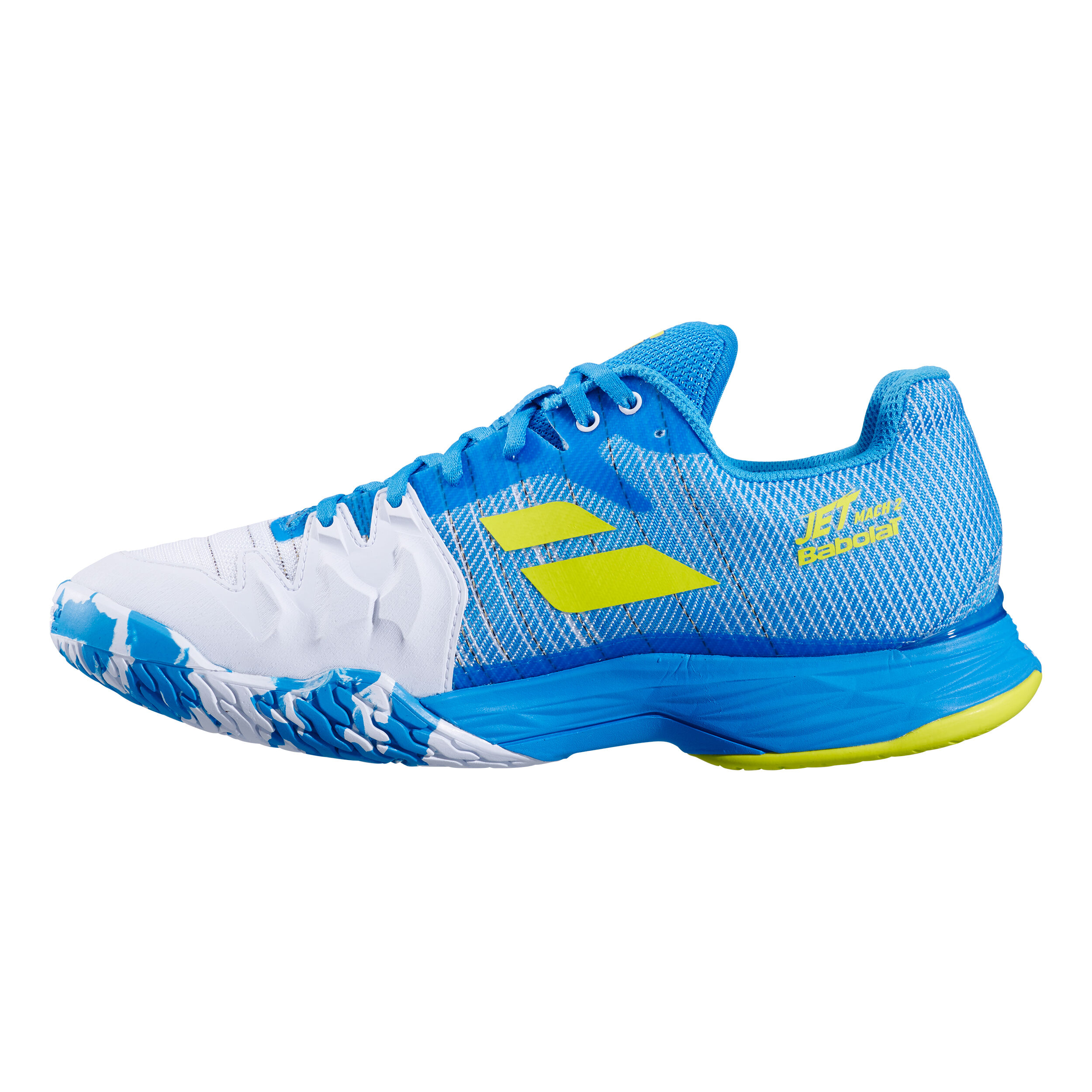 Jet Mach II All Court Shoe Men - Light Blue, White