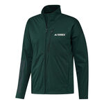 adidas Clothing adidas Terrex XPR Softshell Running jacket Men - green, 