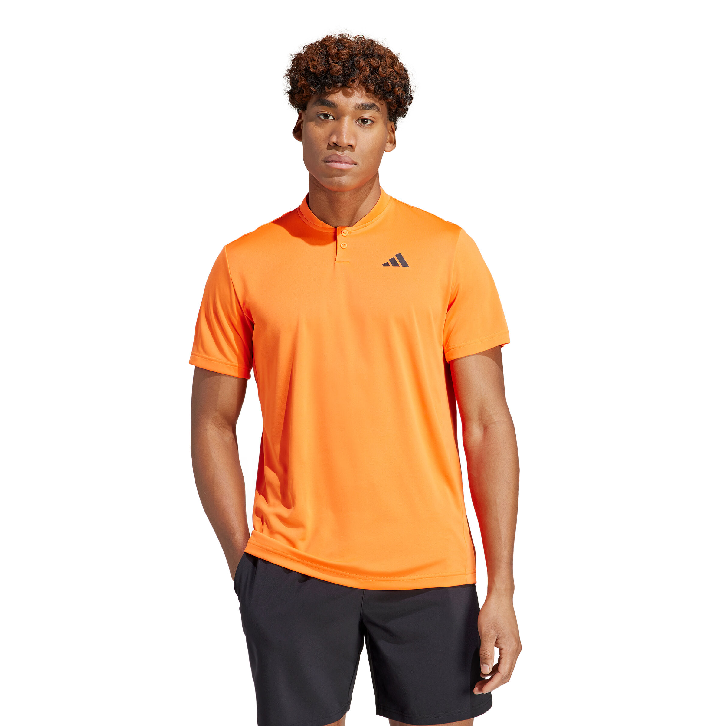 Adidas orange cheap golf shirt