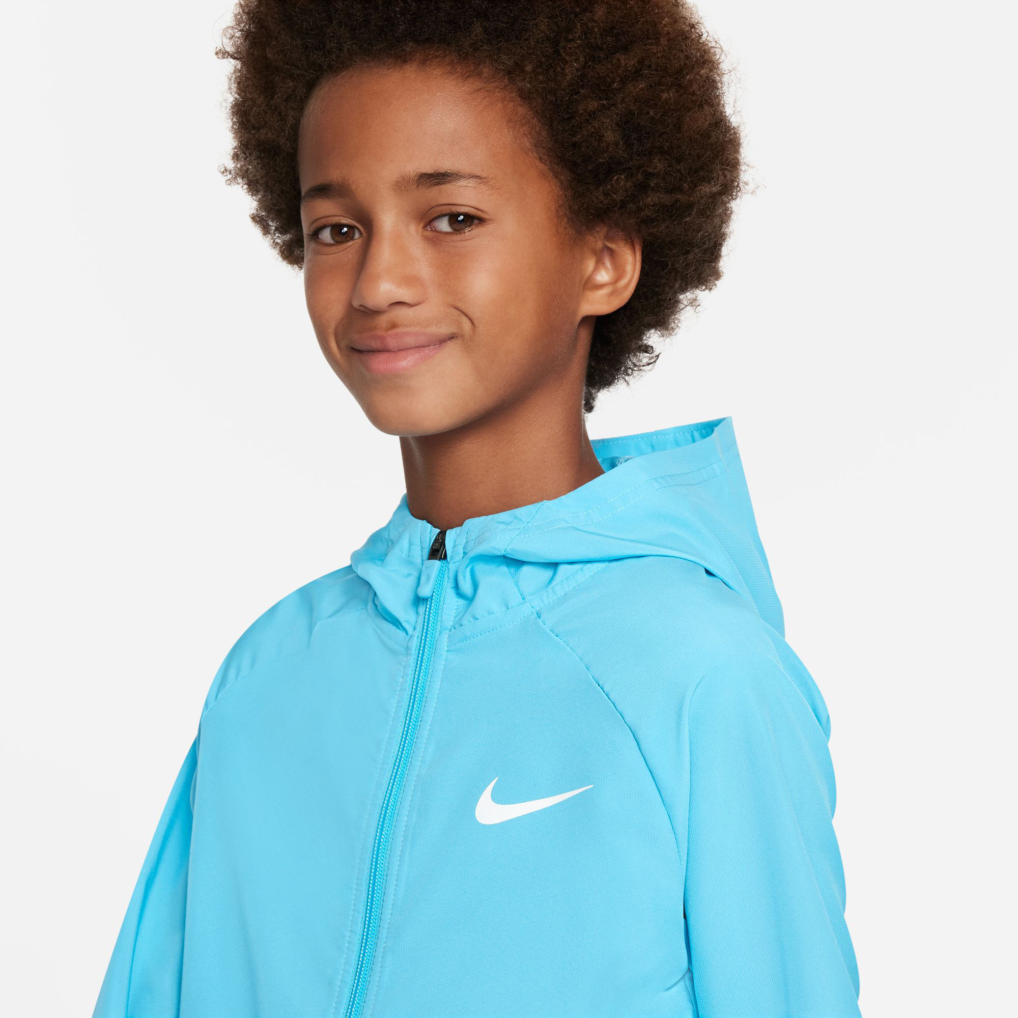Dri Fit Woven Training Jacket Boys Light Blue