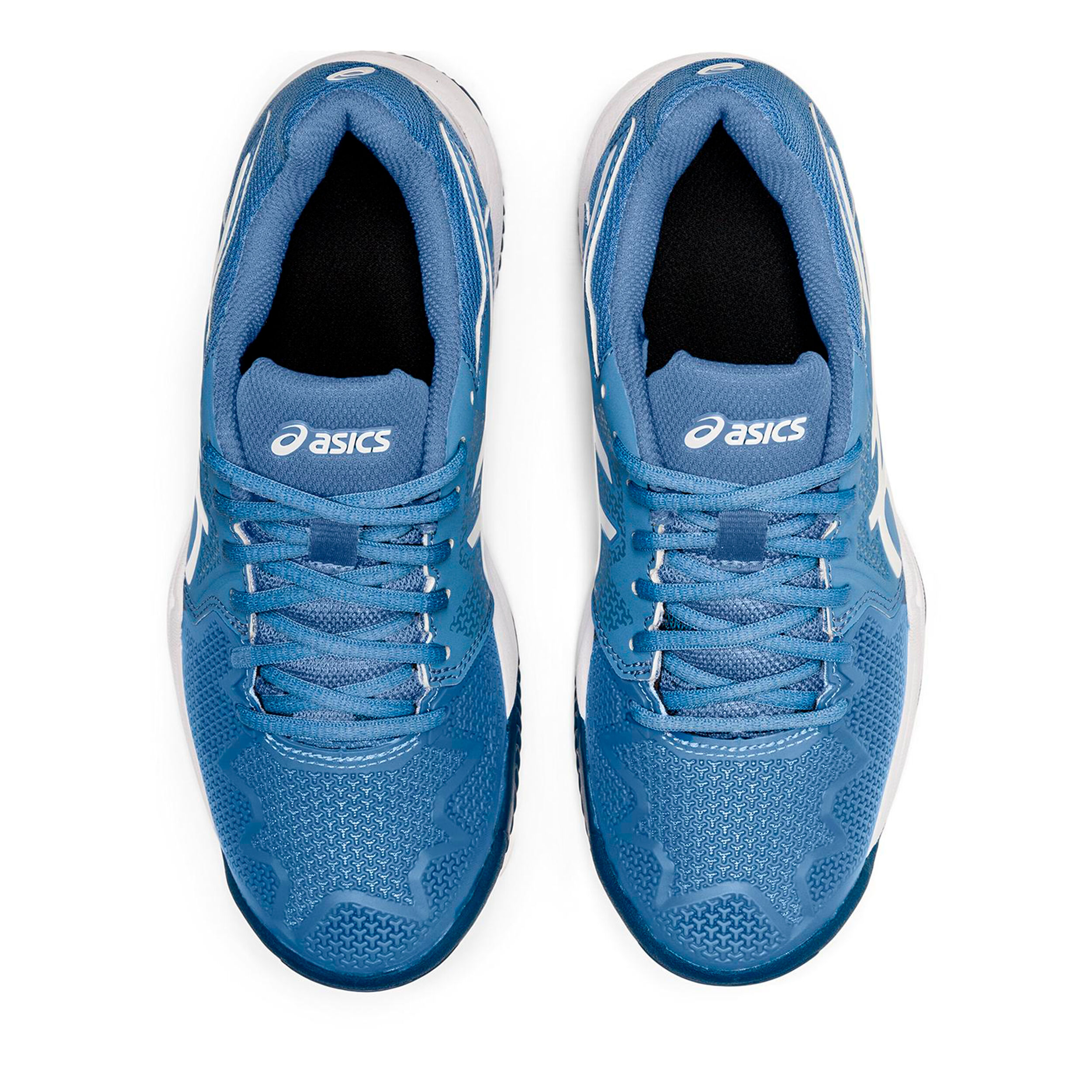 Asics gel-resolution 7 junior azure blue/red clearance