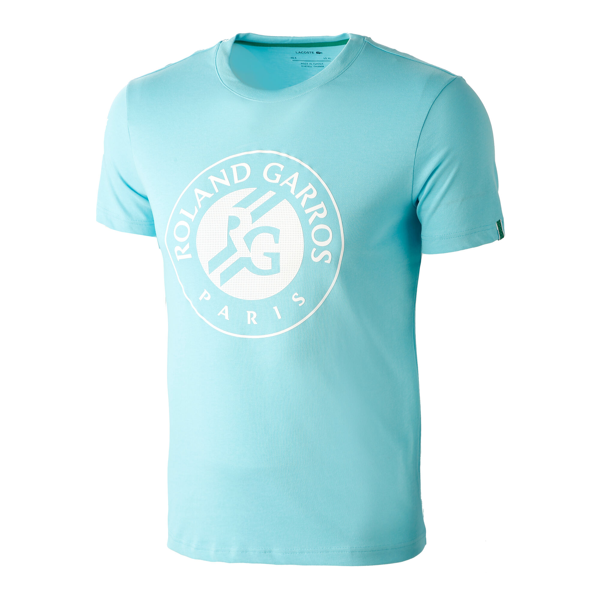 buy Lacoste Roland Garros T-Shirt Men - Blue, | Tennis-Point