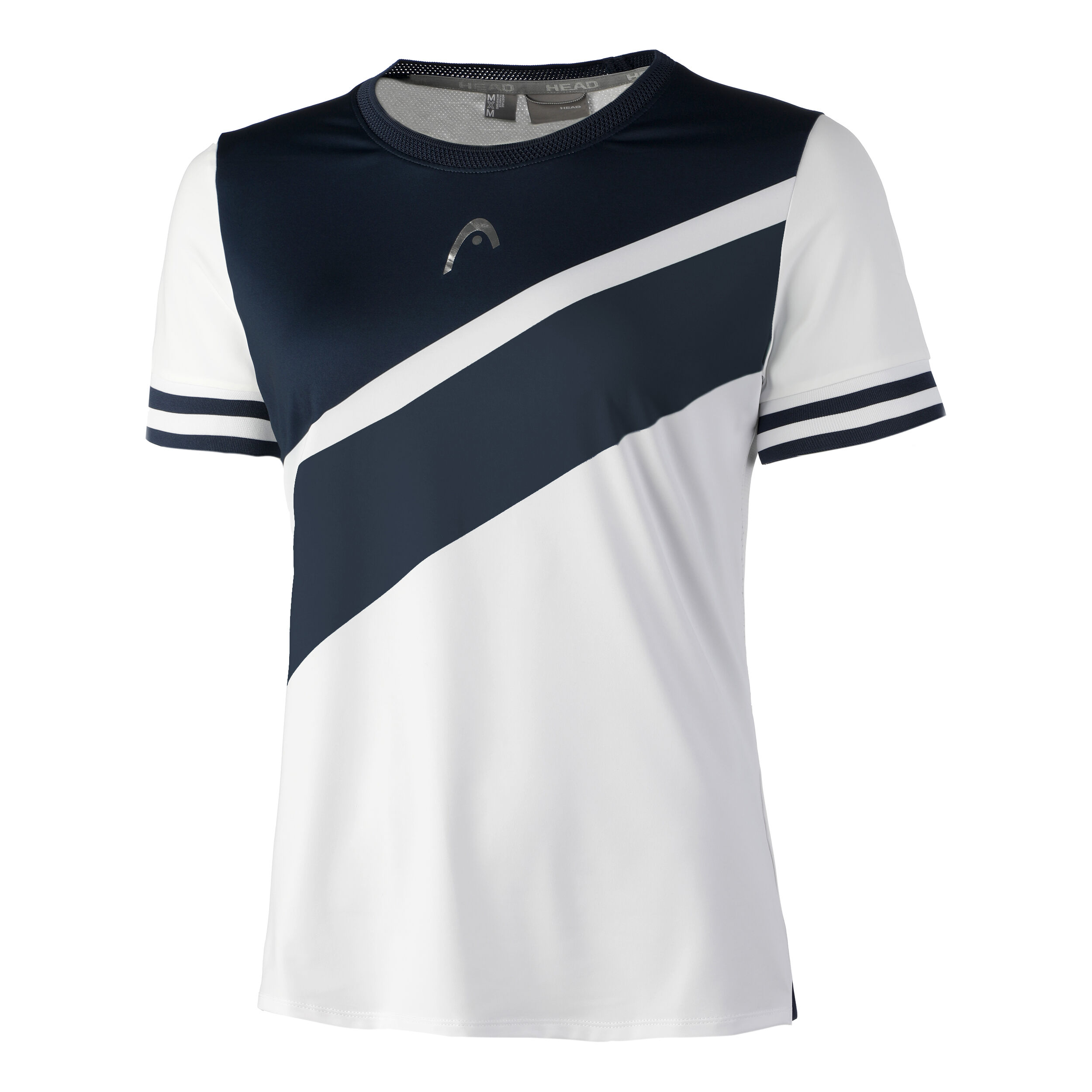 Performance T Shirt Women White Blue