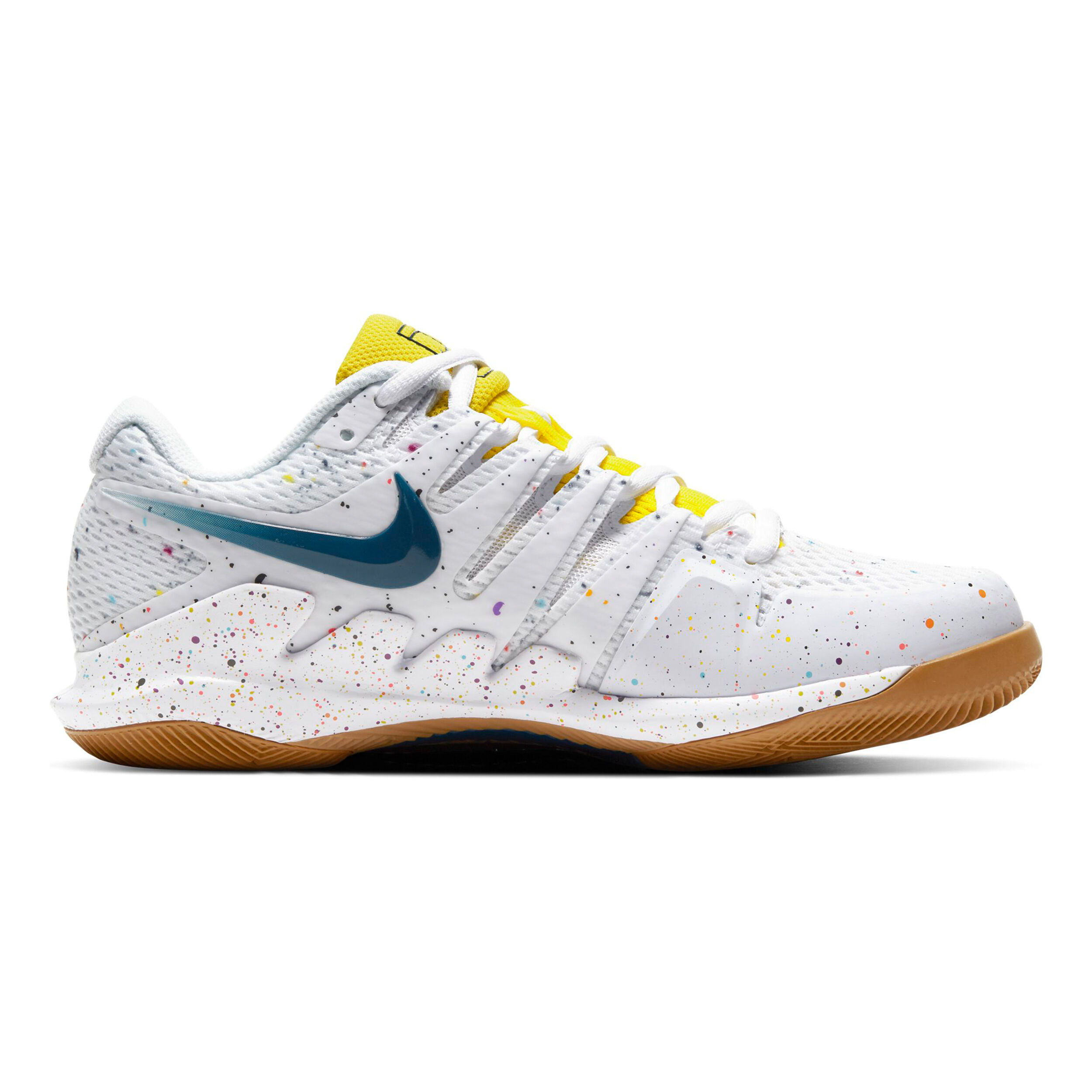Nike women's air zoom vapor x tennis shoes blue yellow clearance