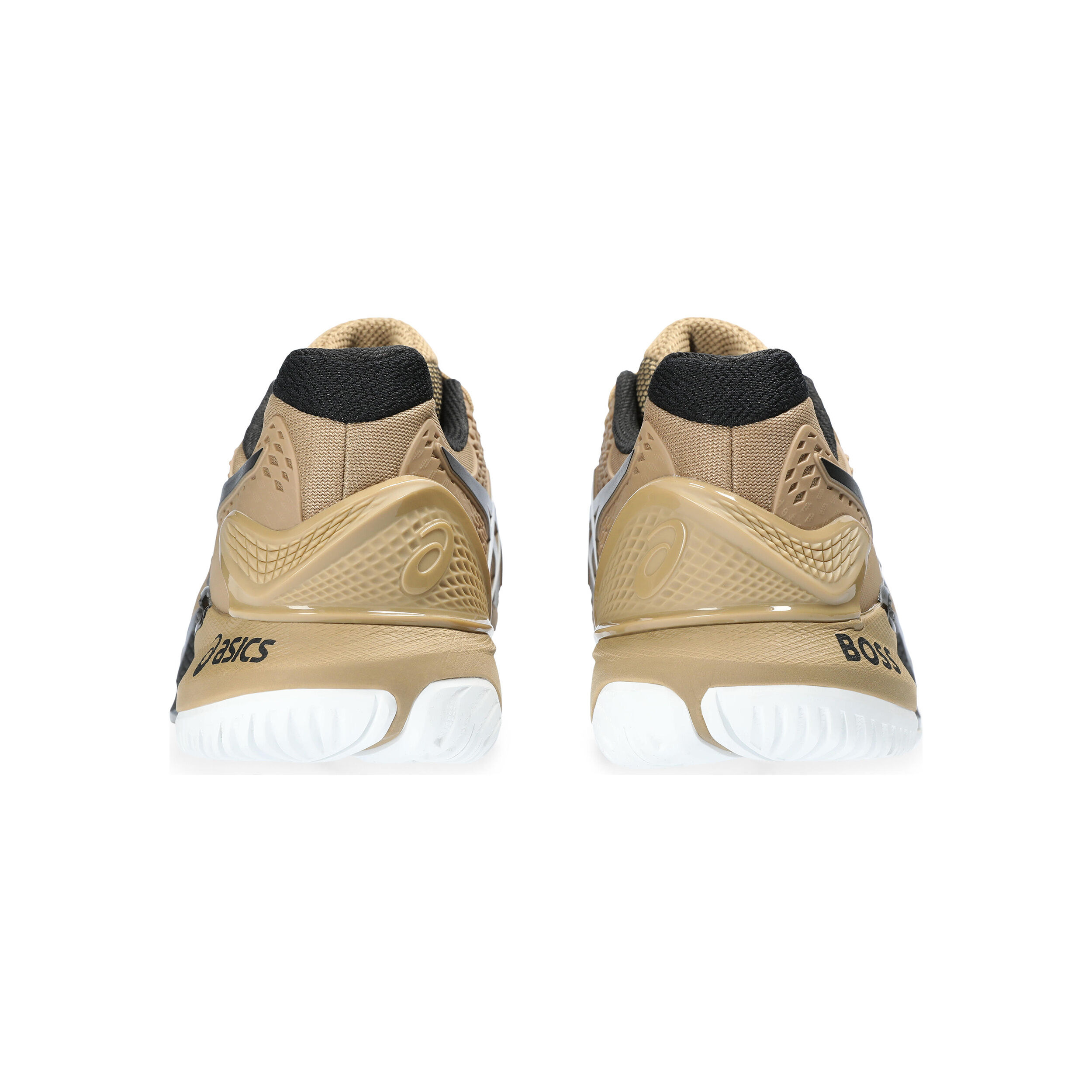 ASICS Gel-Resolution 9 Boss All Court Shoe Men Caramel, Black