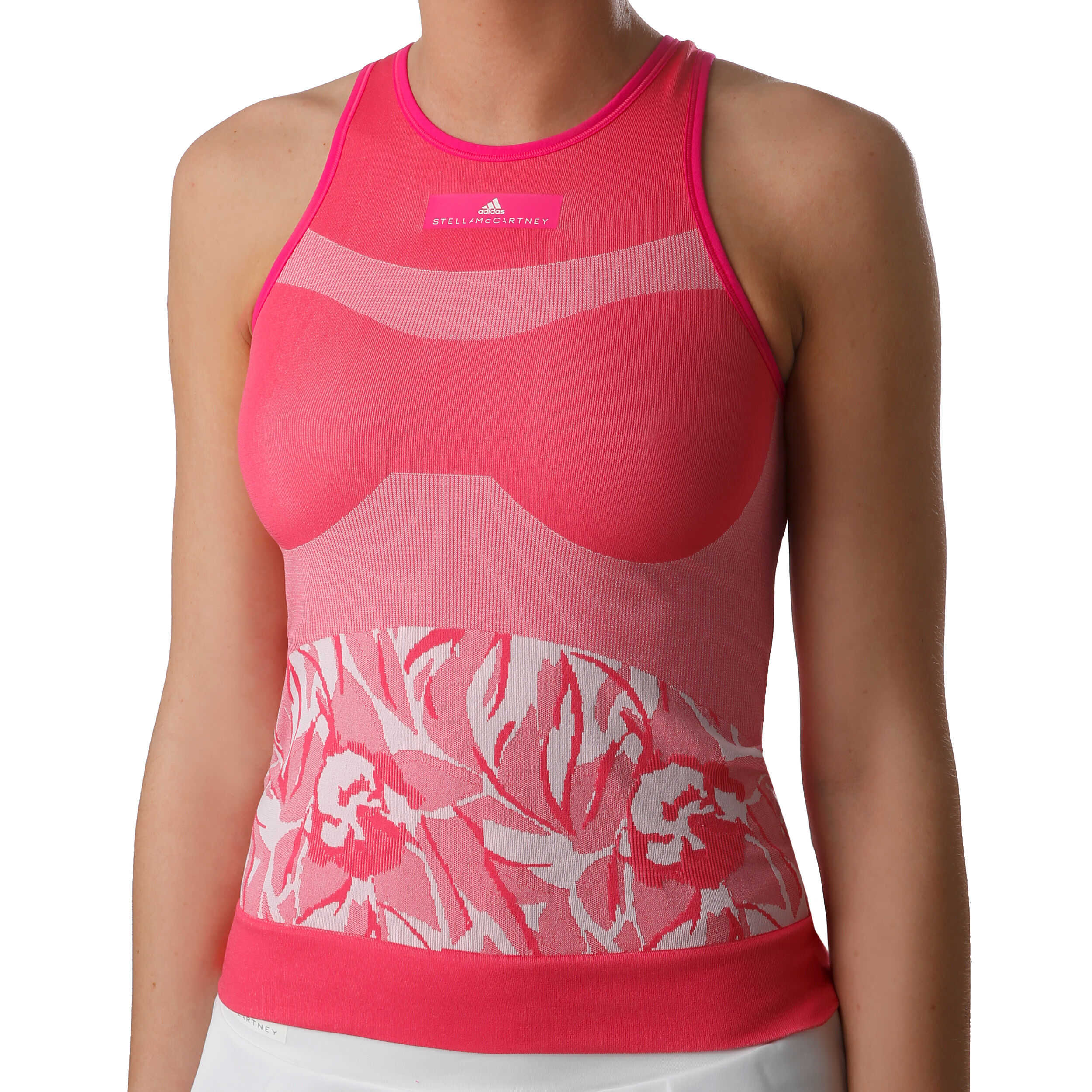 Stella McCartney Seamless Tank Top Women Coral Pink