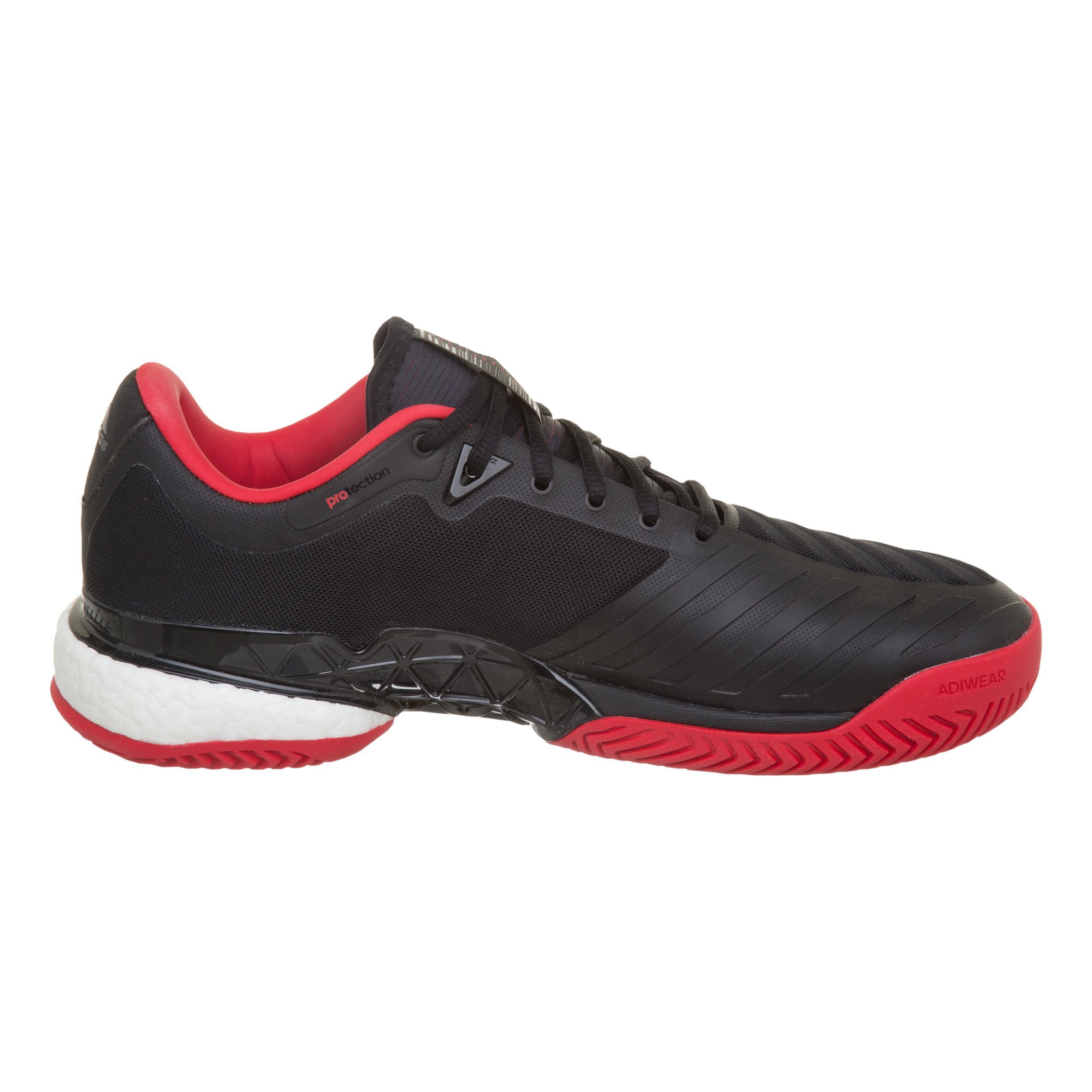 Adidas barricade 2018 boost grey/scarl men's shoes sale
