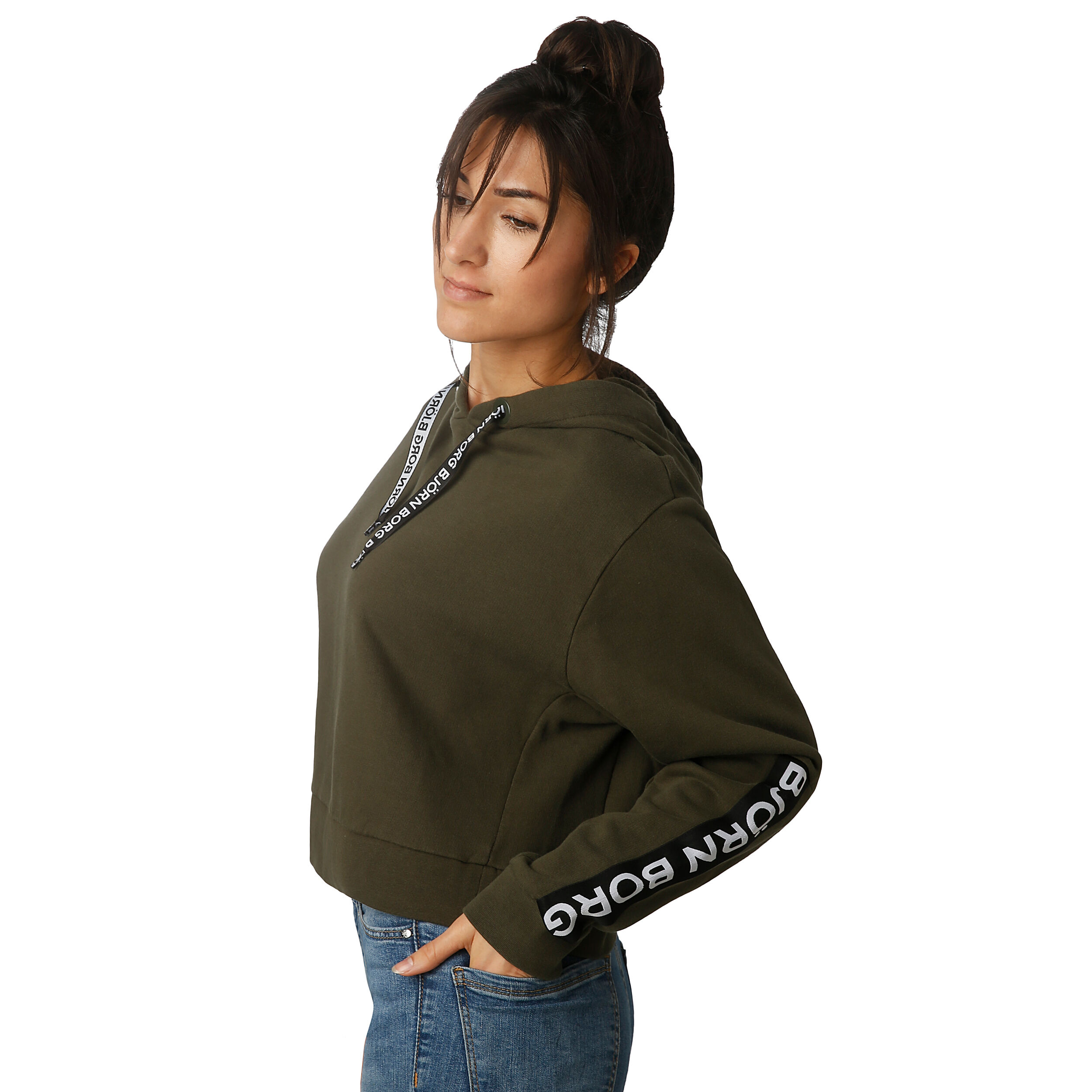 Borg 2025 cropped hoodie