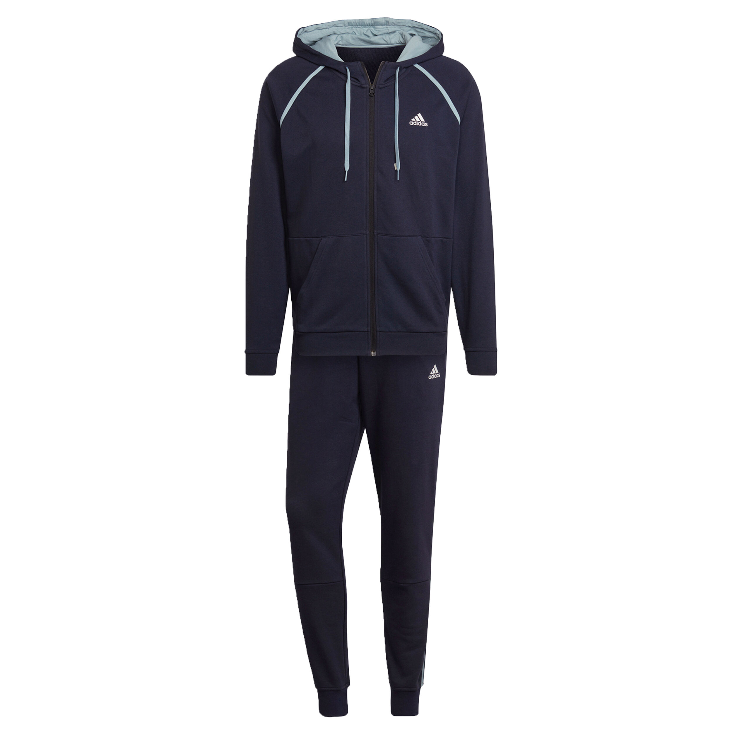 Cotton adidas clearance tracksuit mens
