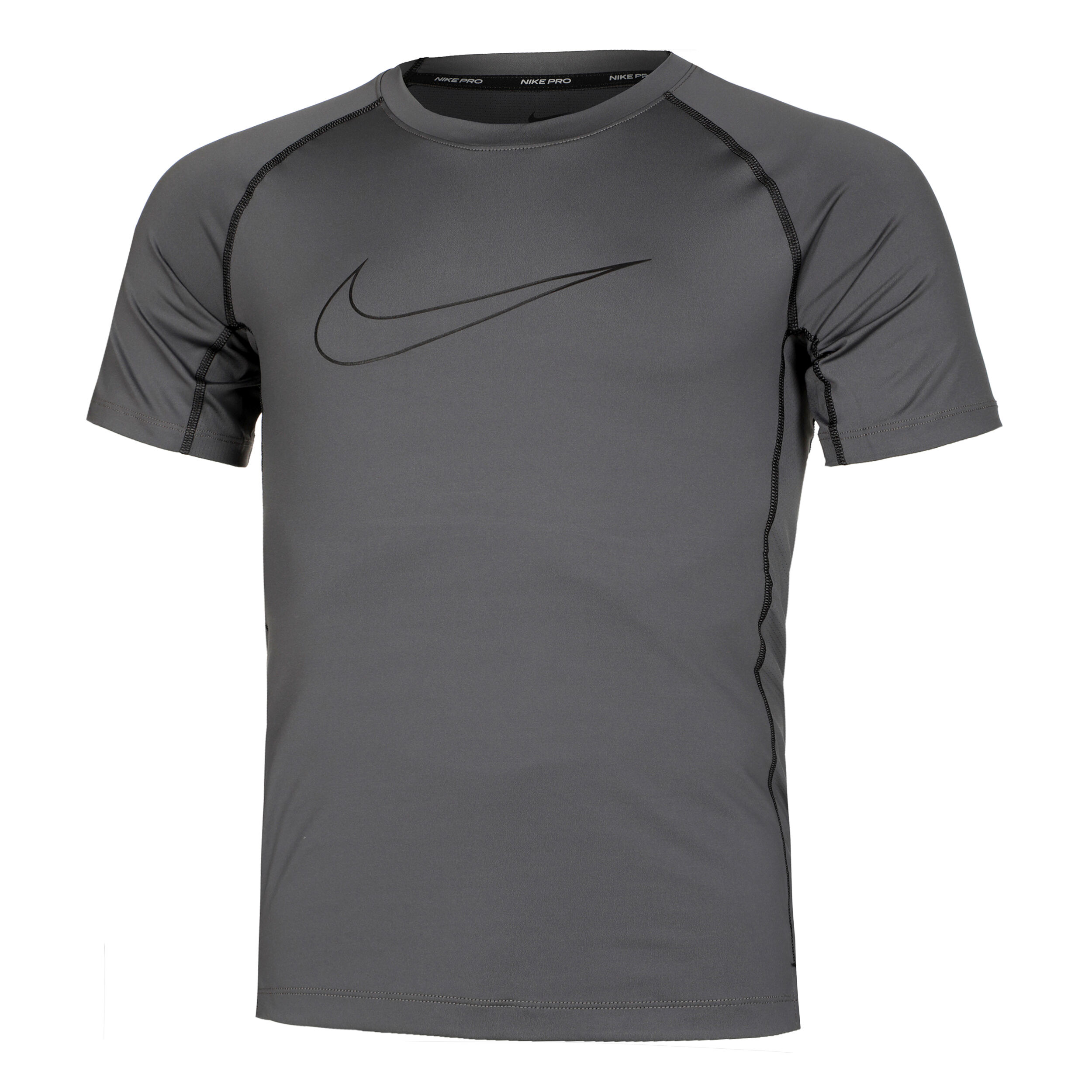Black and grey nike t shirt hot sale