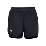 Under Armour Clothing Under Armour Fly By 2.0 2in1 Shorts Women-Black,Silver