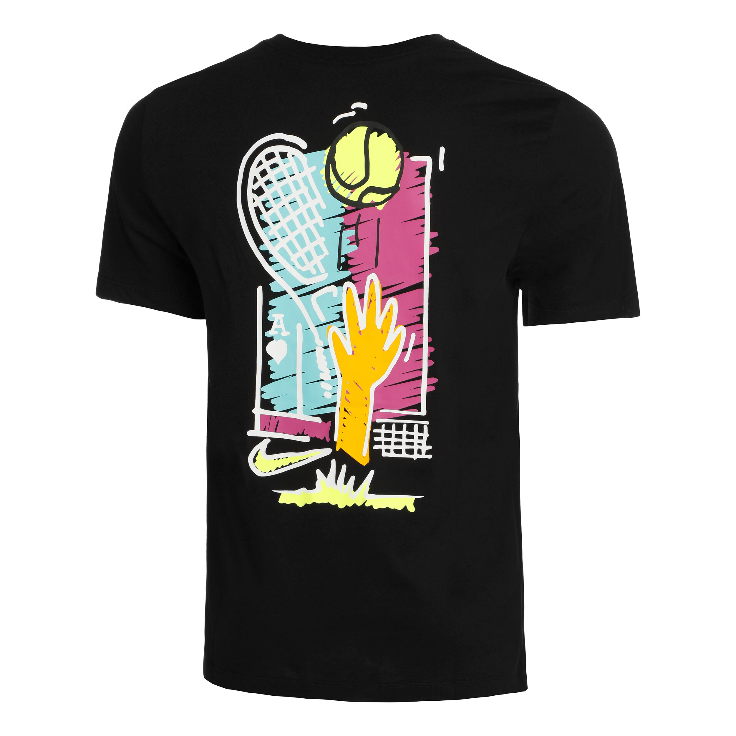 Court Dri-Fit Open T-Shirt Men - Black