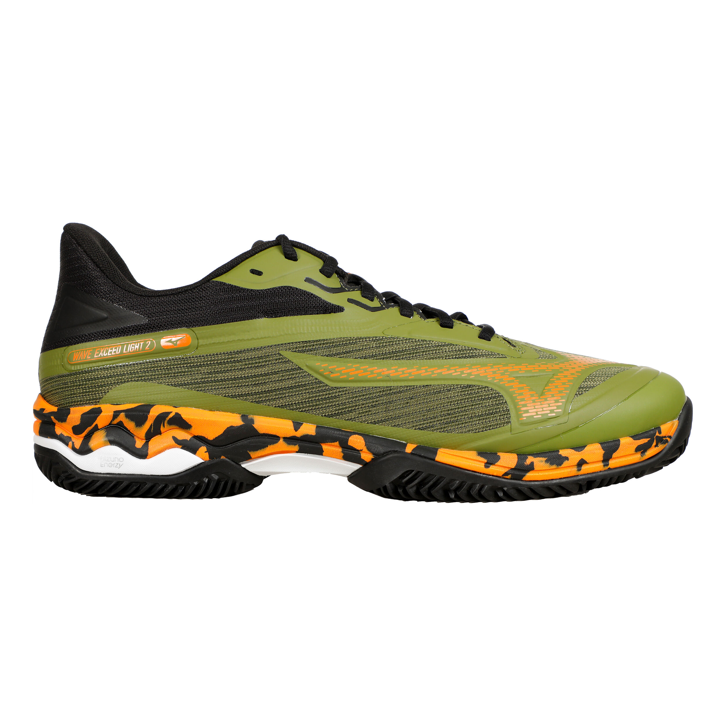 Wave Exceed Light 2 Clay Court Shoe Men Olive Black