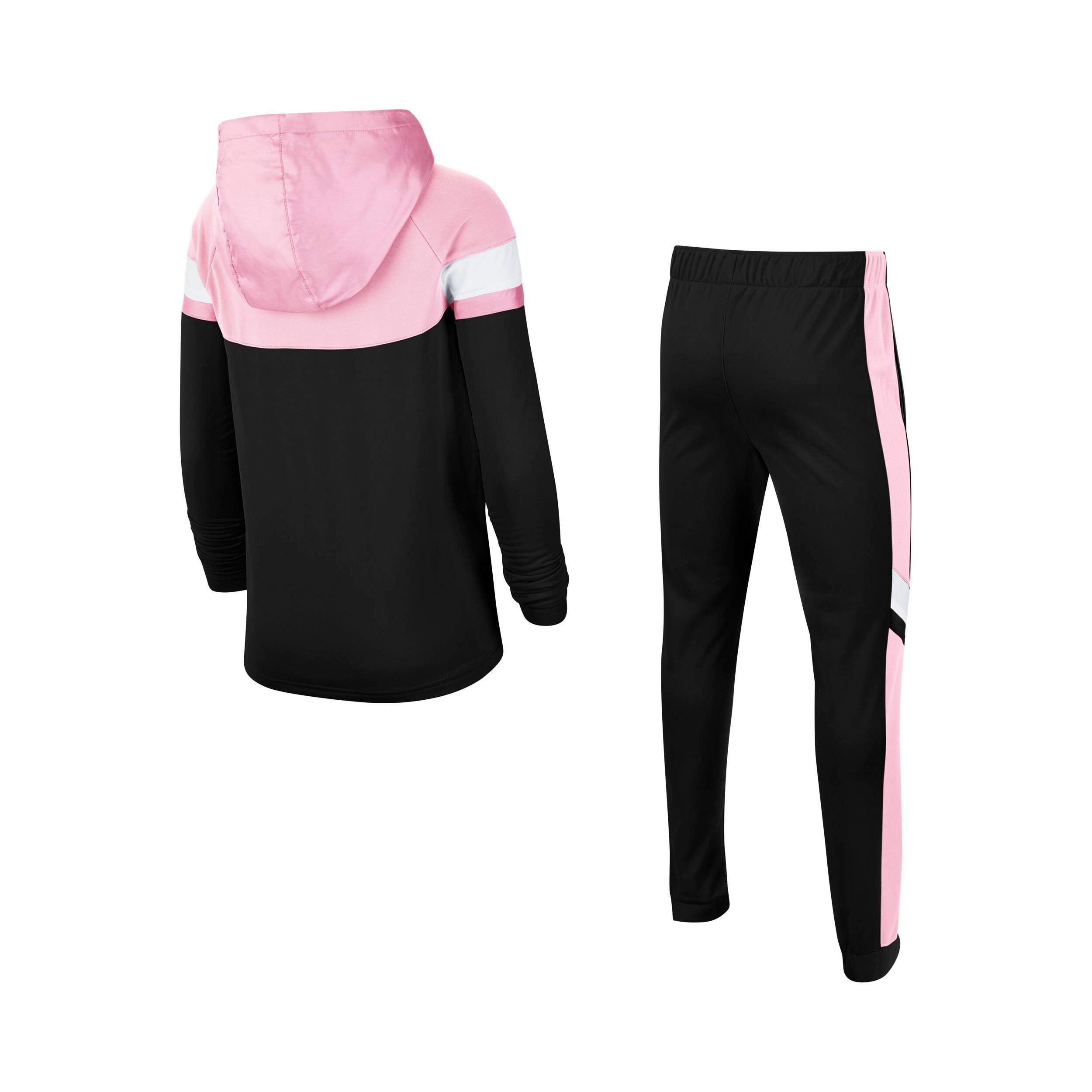 Black pink hot sale nike tracksuit