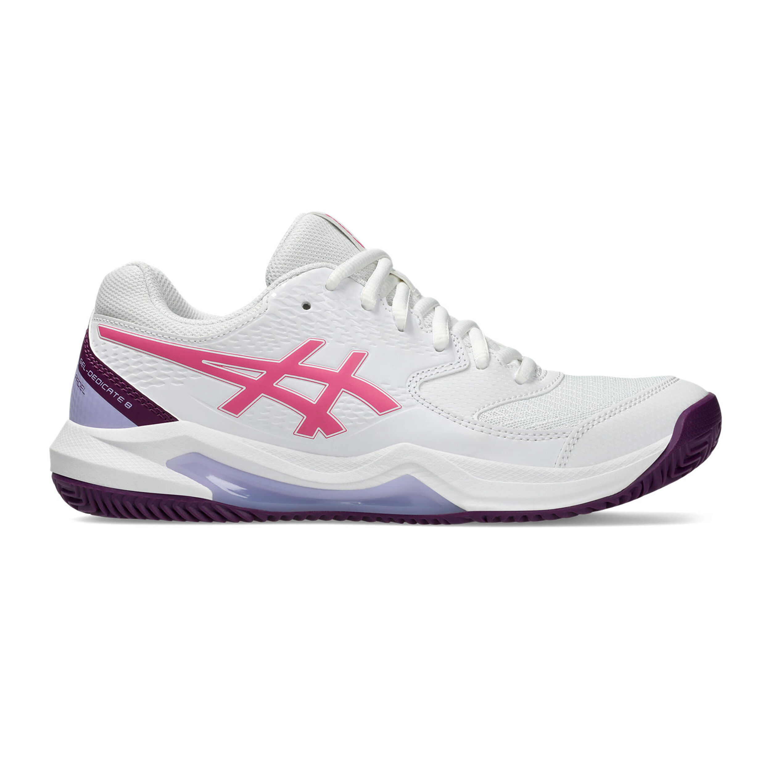 Buy ASICS Gel Dedicate 8 Padel Shoe Women White Pink online Tennis Point COM