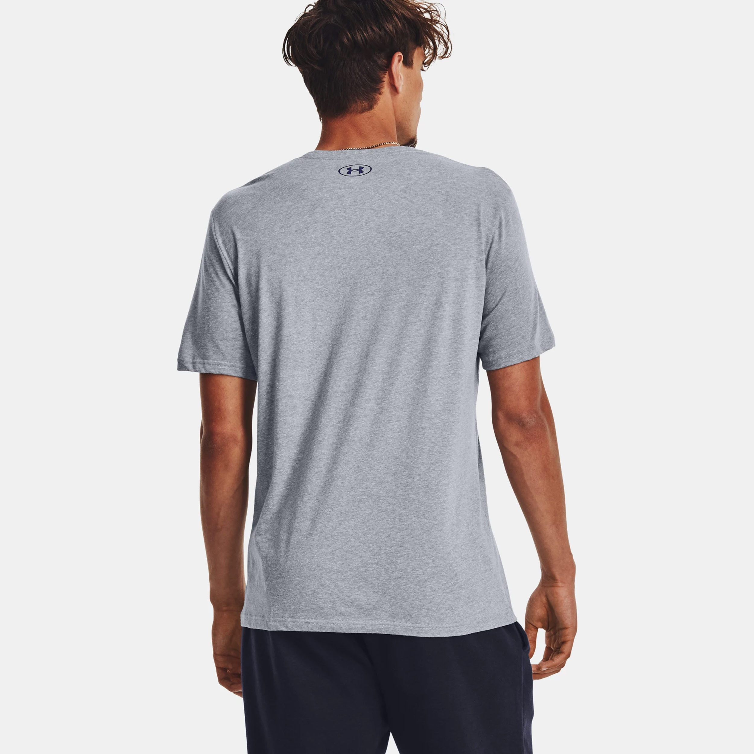 Buy Under Armour Big Logo Fill T-Shirt Men Grey, Blue online