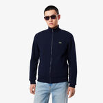 Lacoste Clothing Lacoste Core Lifestyle Zip Hoodie Men-Dark Blue
