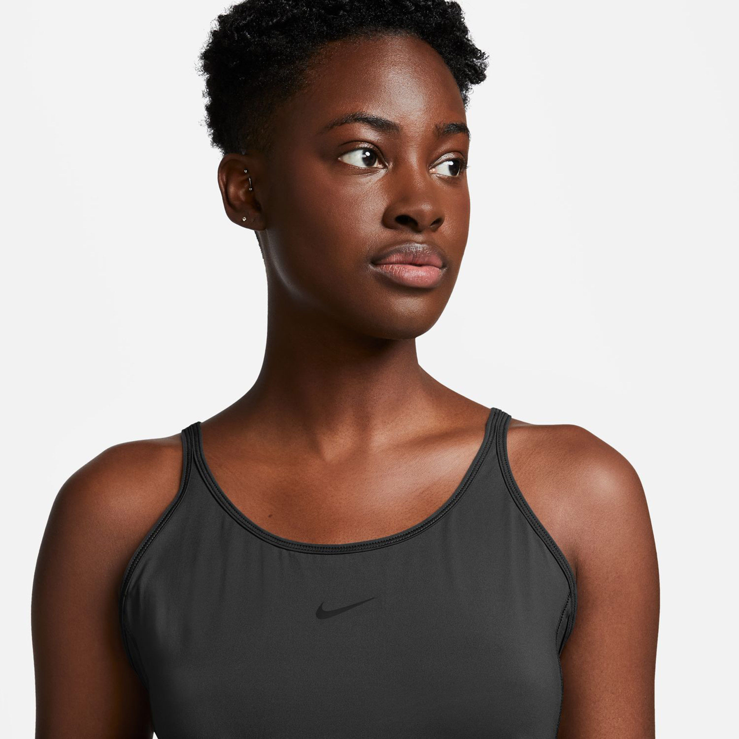 One Classic Dri Fit Strappy Tank Top Women Black