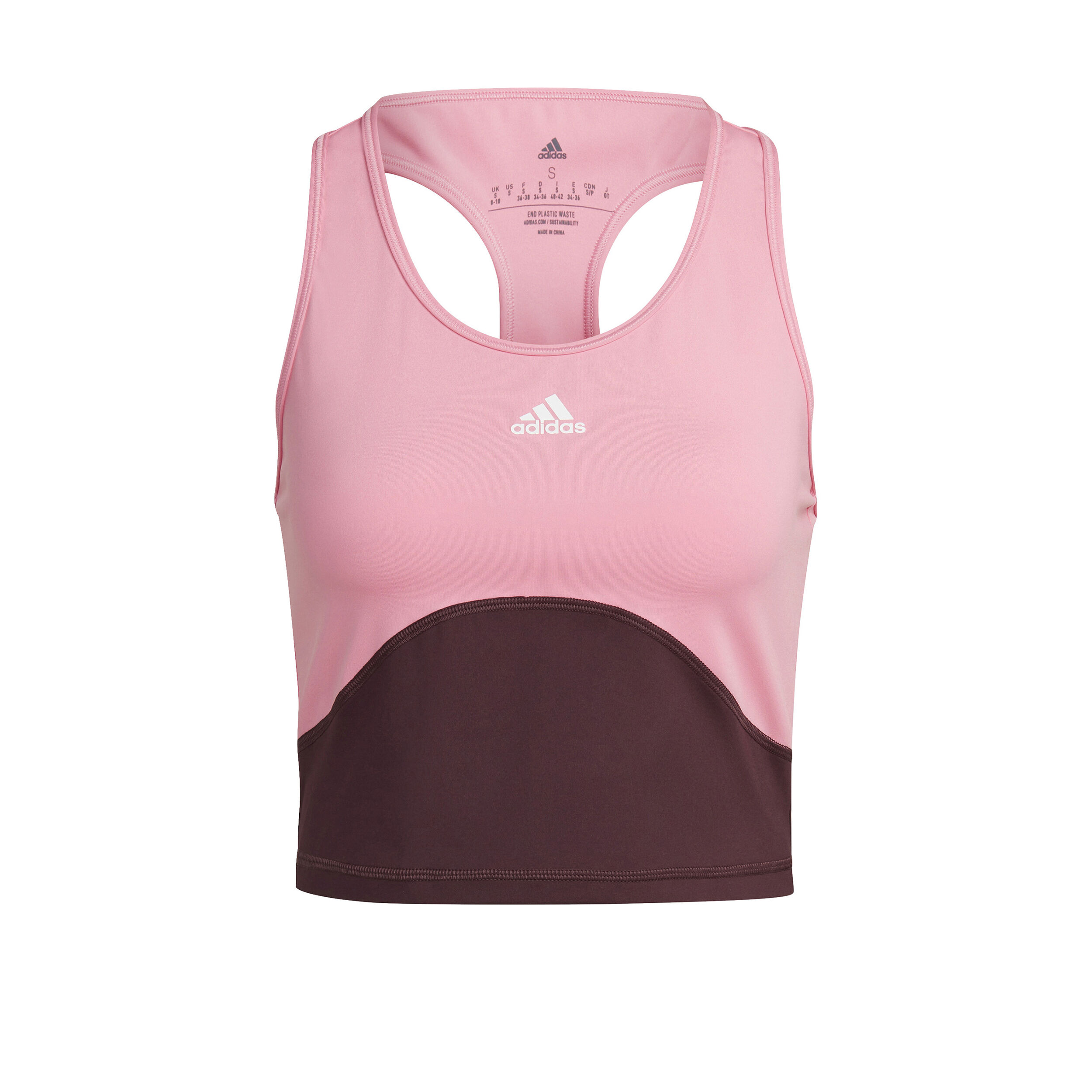 Adidas tank top pink store