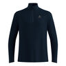 Essential 1/2 Zip Running shirt Men-dark blue