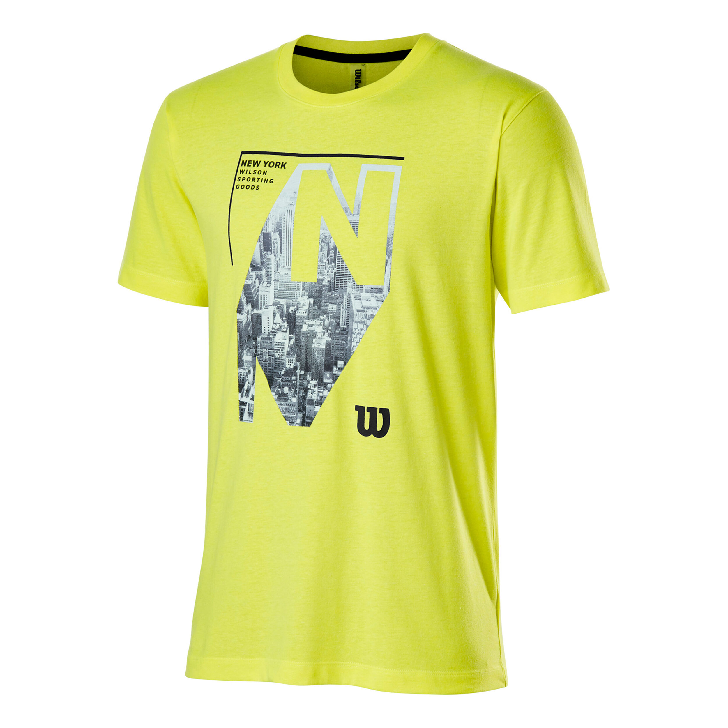 Buy Wilson Chi CTN T-Shirt Men Yellow, Multicoloured online
