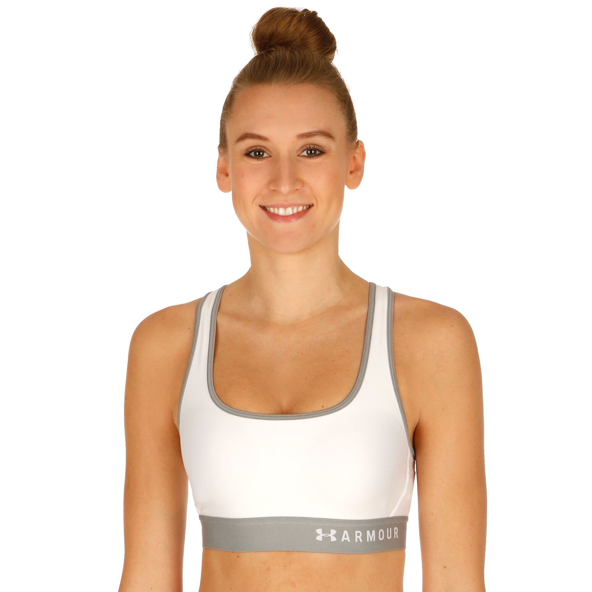 Purchase the Under Armour Sports Bra Mid Crossback white by ASMC