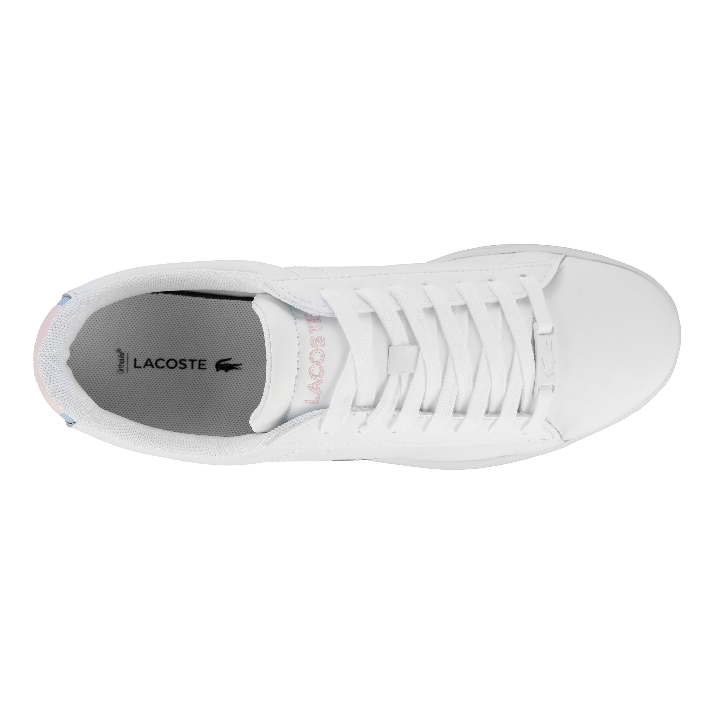Tennis blanche lacoste femme best sale